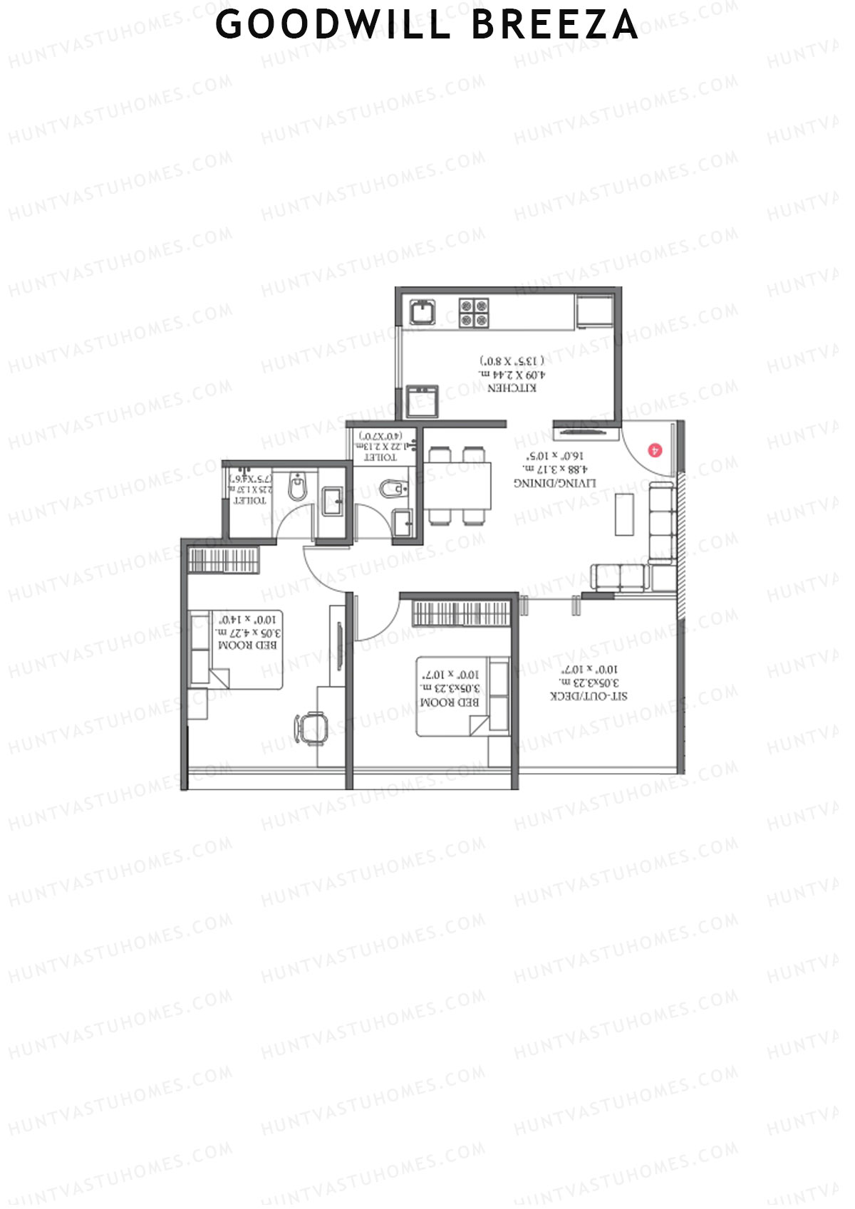 Goodwill Breeza Wing F Unit 2 Floor Plan