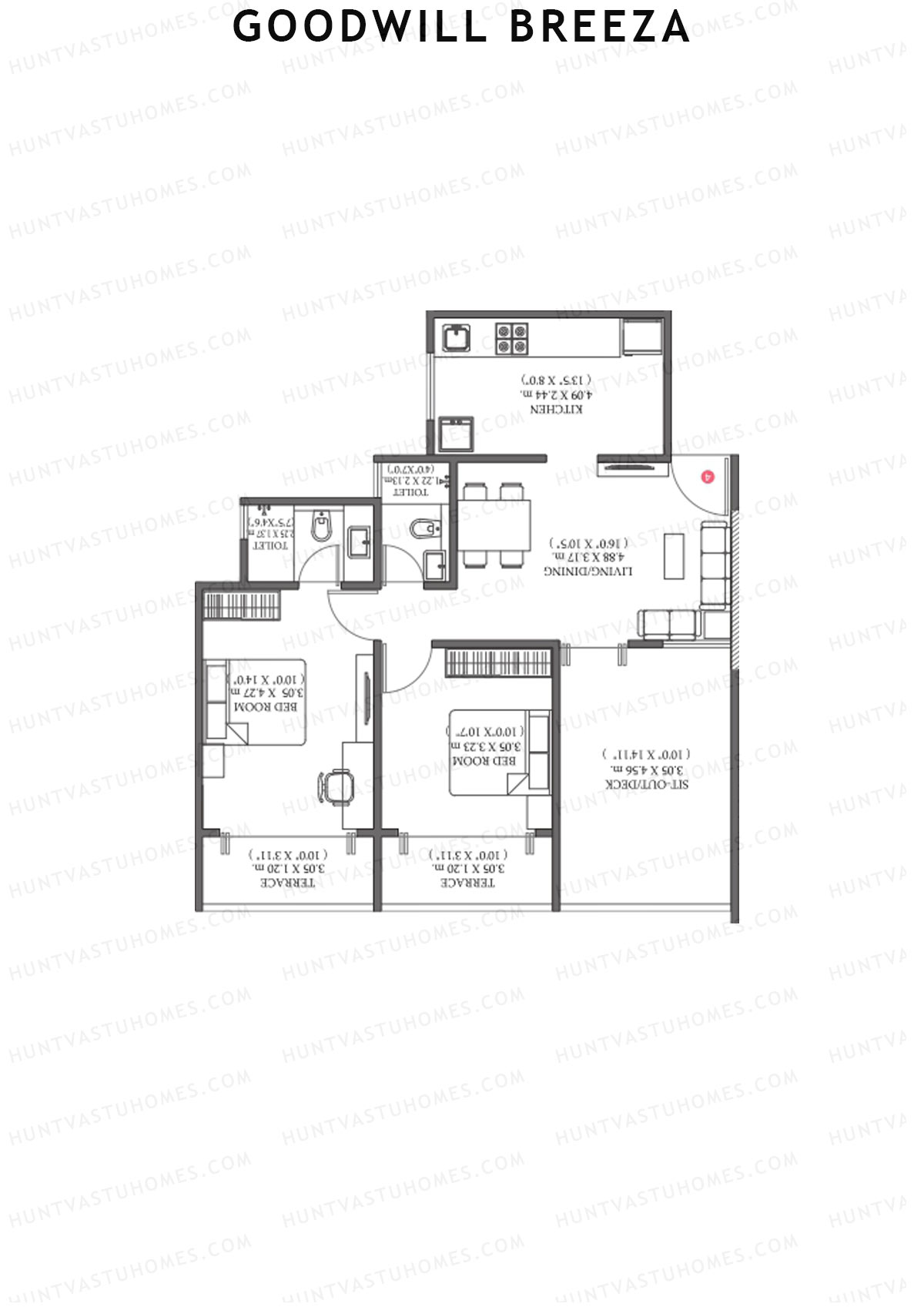 Goodwill Breeza Wing F Unit 2 Floor Plan