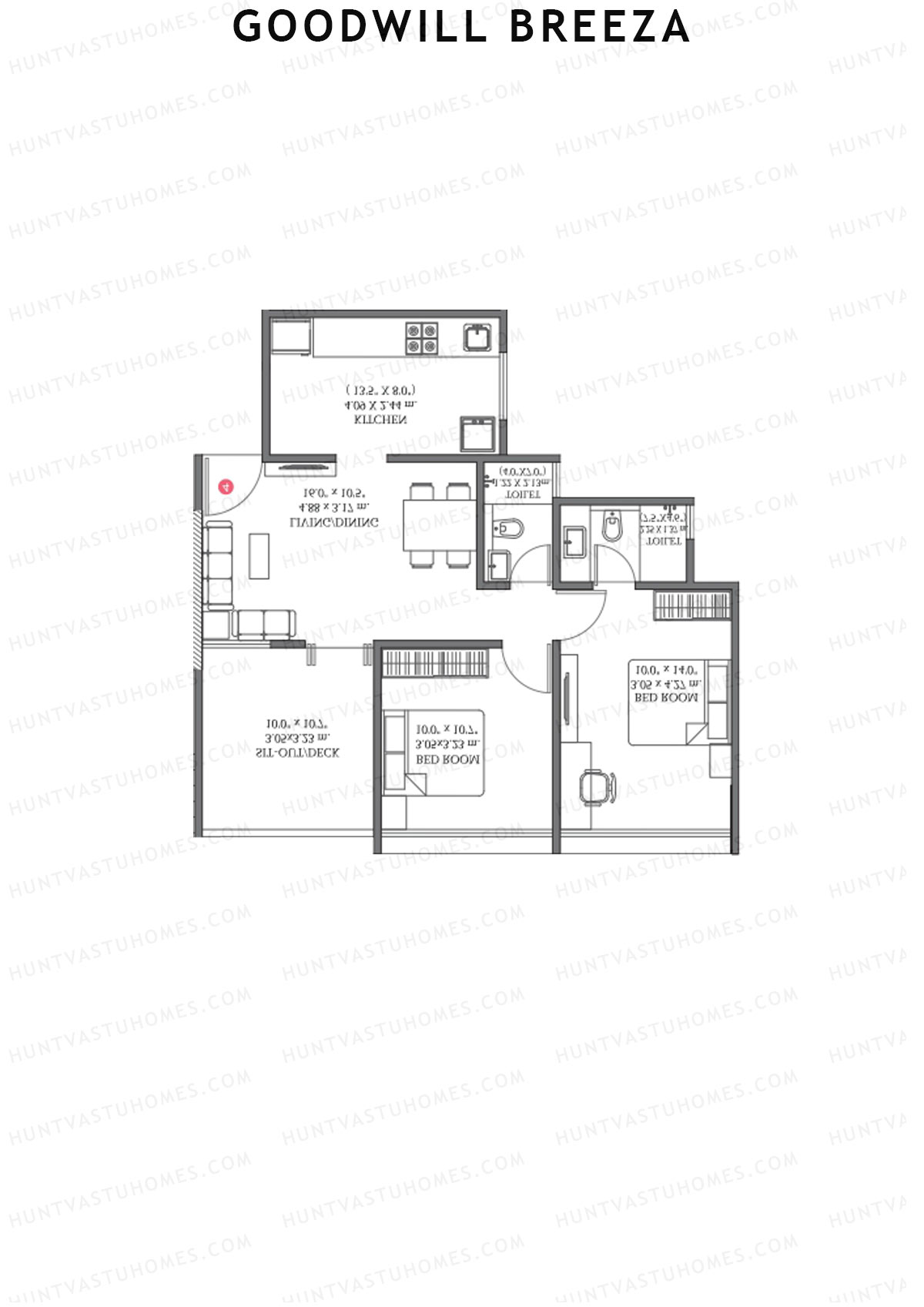 Goodwill Breeza Wing G Unit 2 Floor Plan