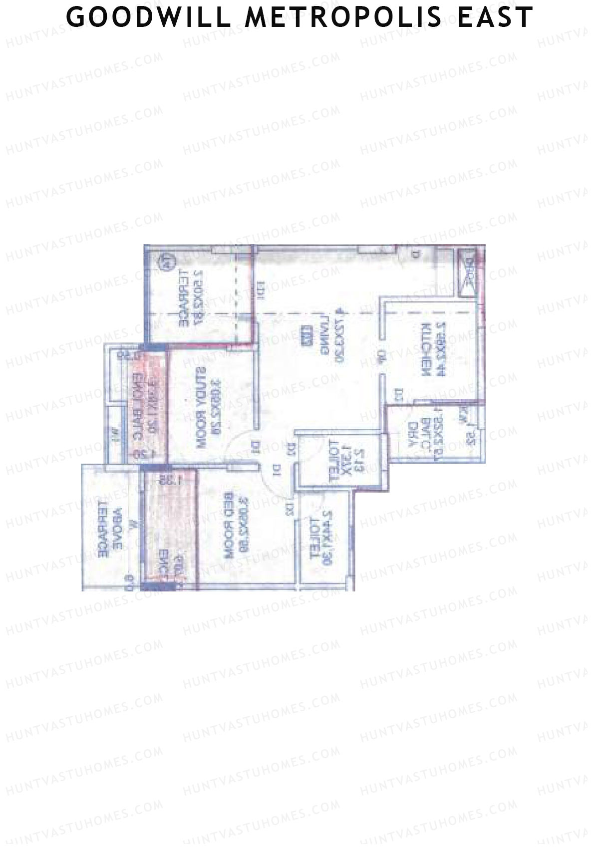 Goodwill Metropolis East Wing C Unit 3 Floor Plan