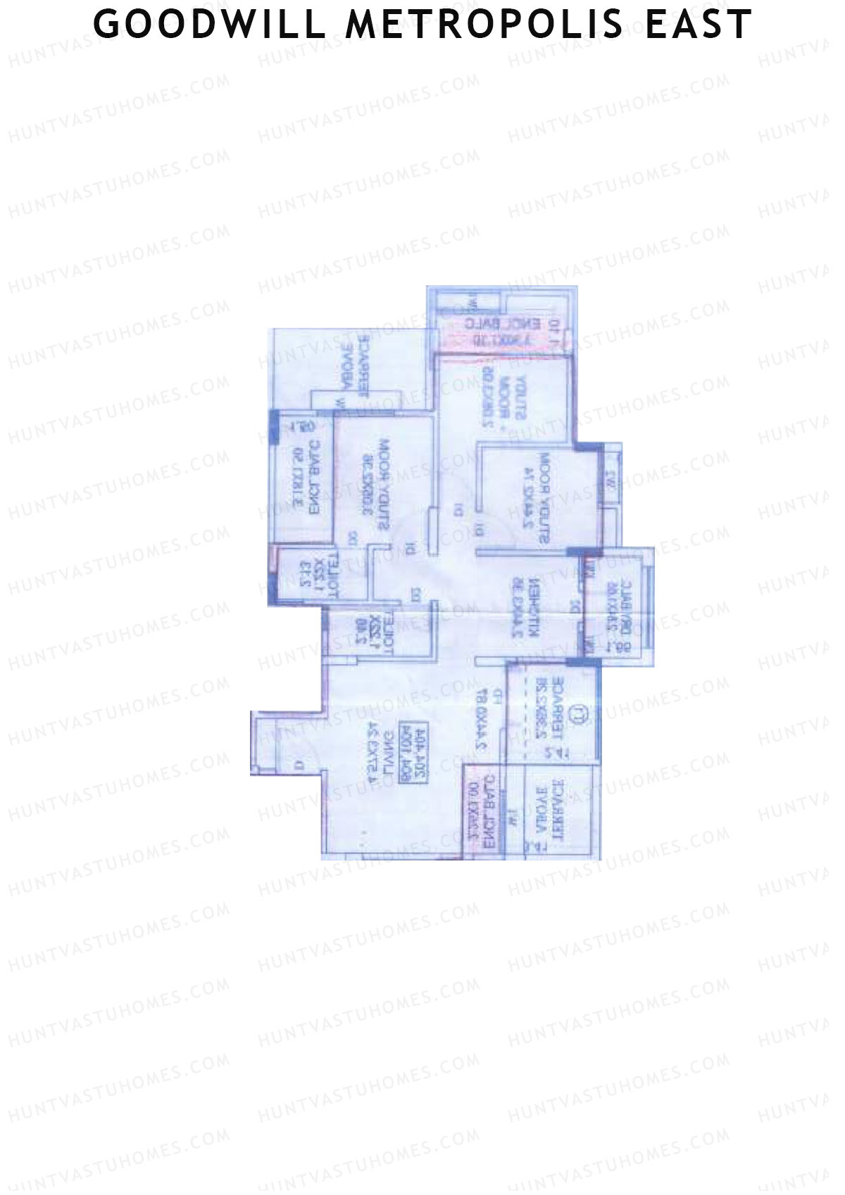 Goodwill Metropolis East Wing C Unit 5 Floor Plan