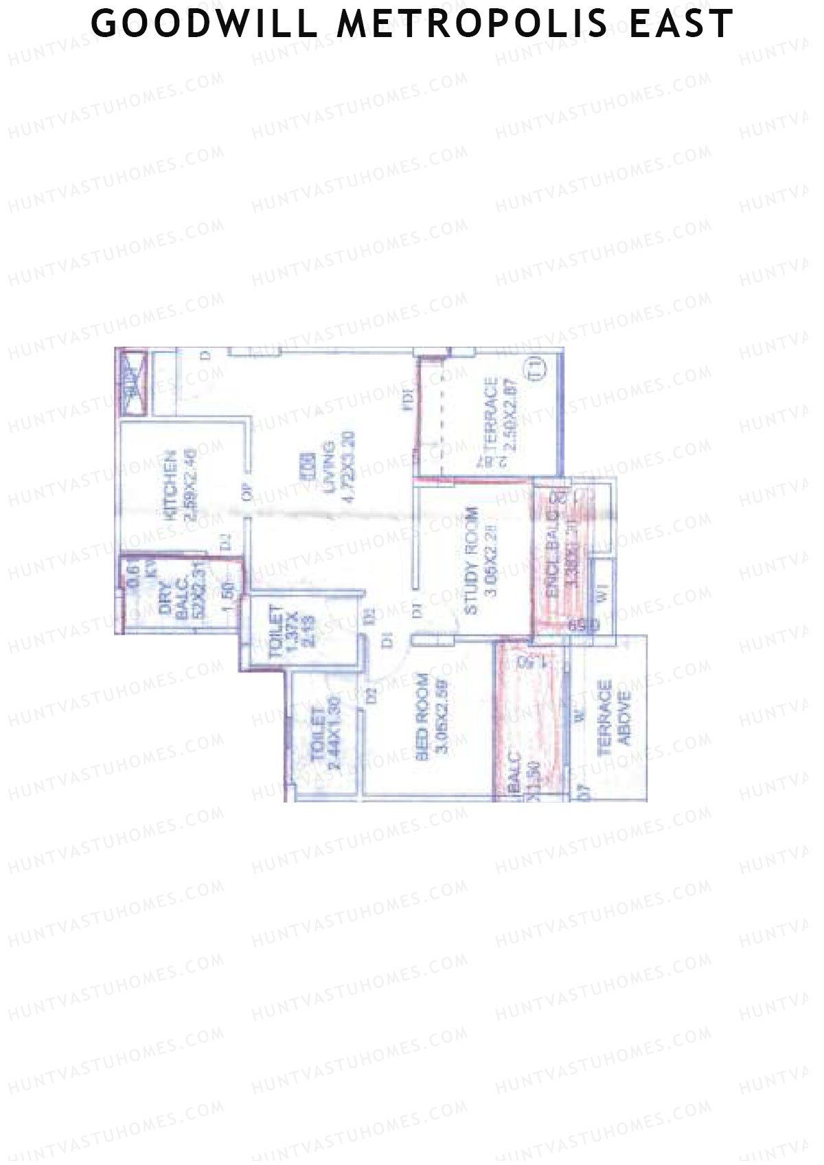 Goodwill Metropolis East Wing C Unit 6 Floor Plan