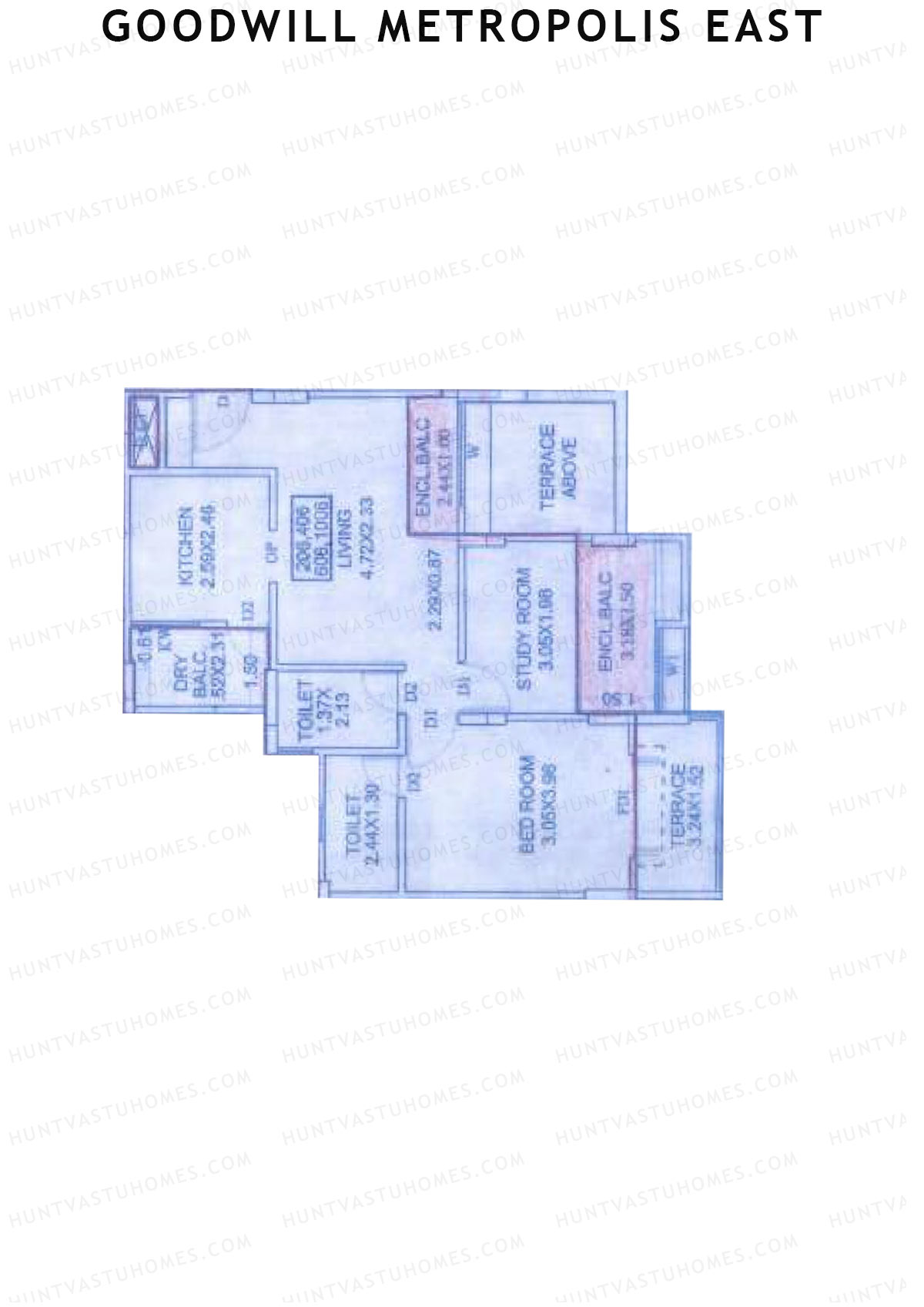 Goodwill Metropolis East Wing C Unit 6 Floor Plan