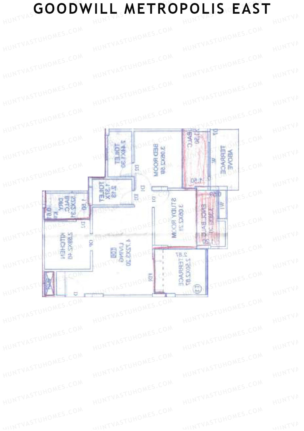 Goodwill Metropolis East Wing C Unit 7 Floor Plan