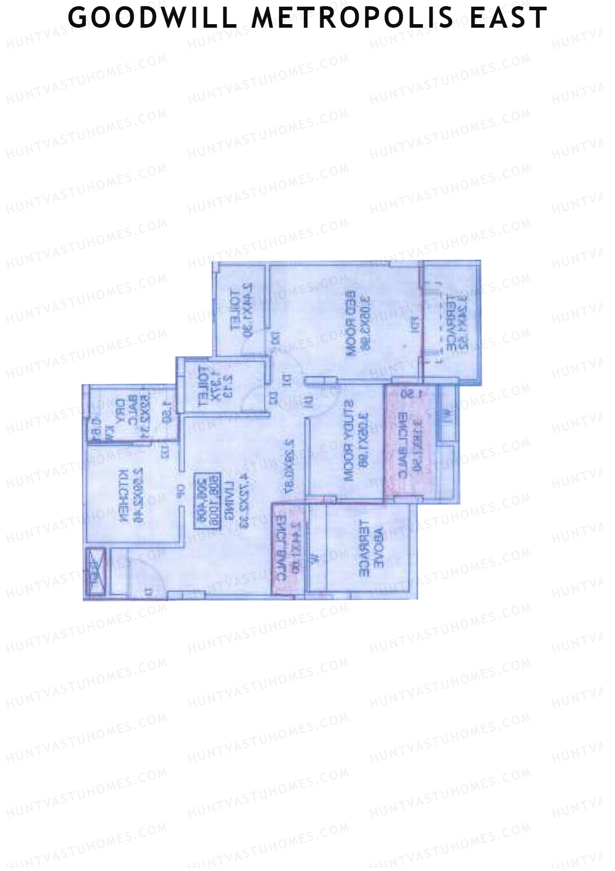 Goodwill Metropolis East Wing C Unit 7 Floor Plan
