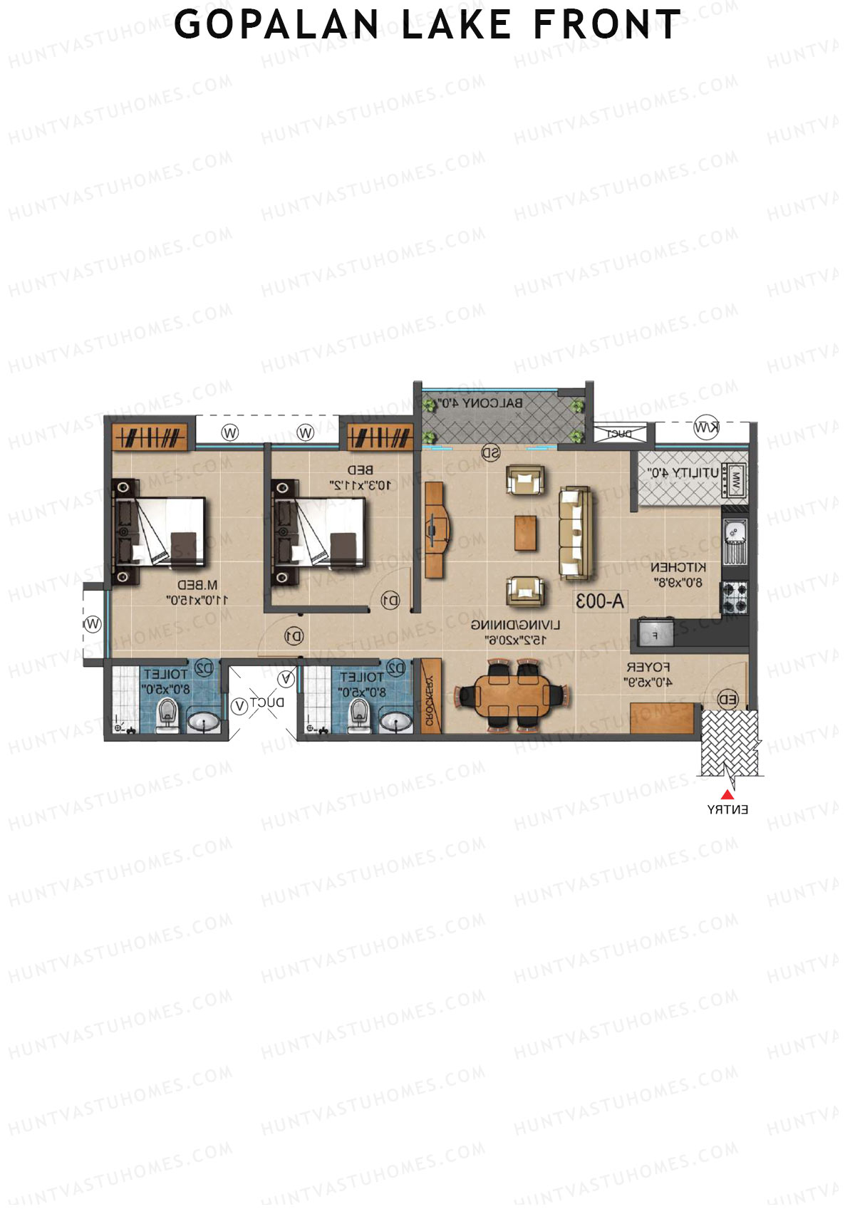 Gopalan Lake Front Block C Unit 8 Floor Plan