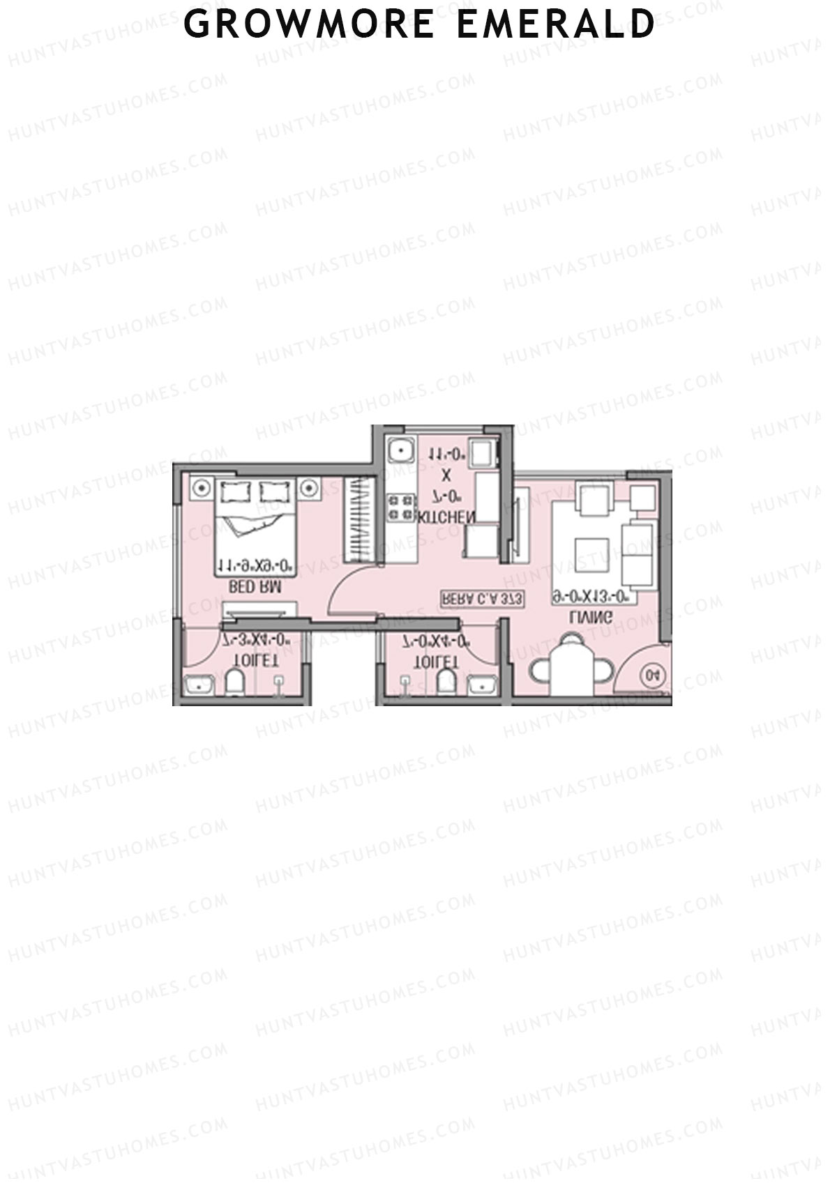Growmore Emerald Block A Unit 5 Floor Plan