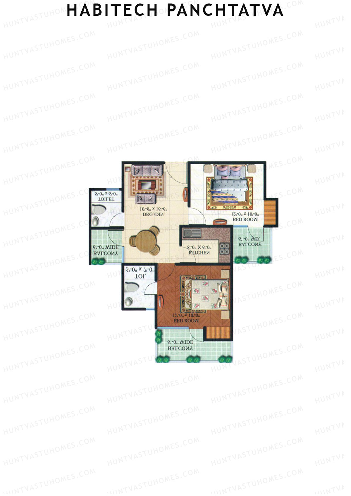 Habitech Panchtatva Tower A9 Unit 7 Floor Plan