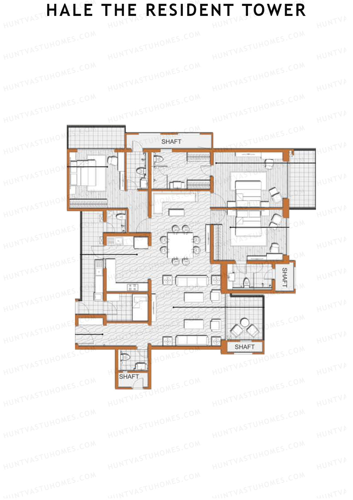 Hale The Resident Tower Tower A Unit 2 Floor Plan