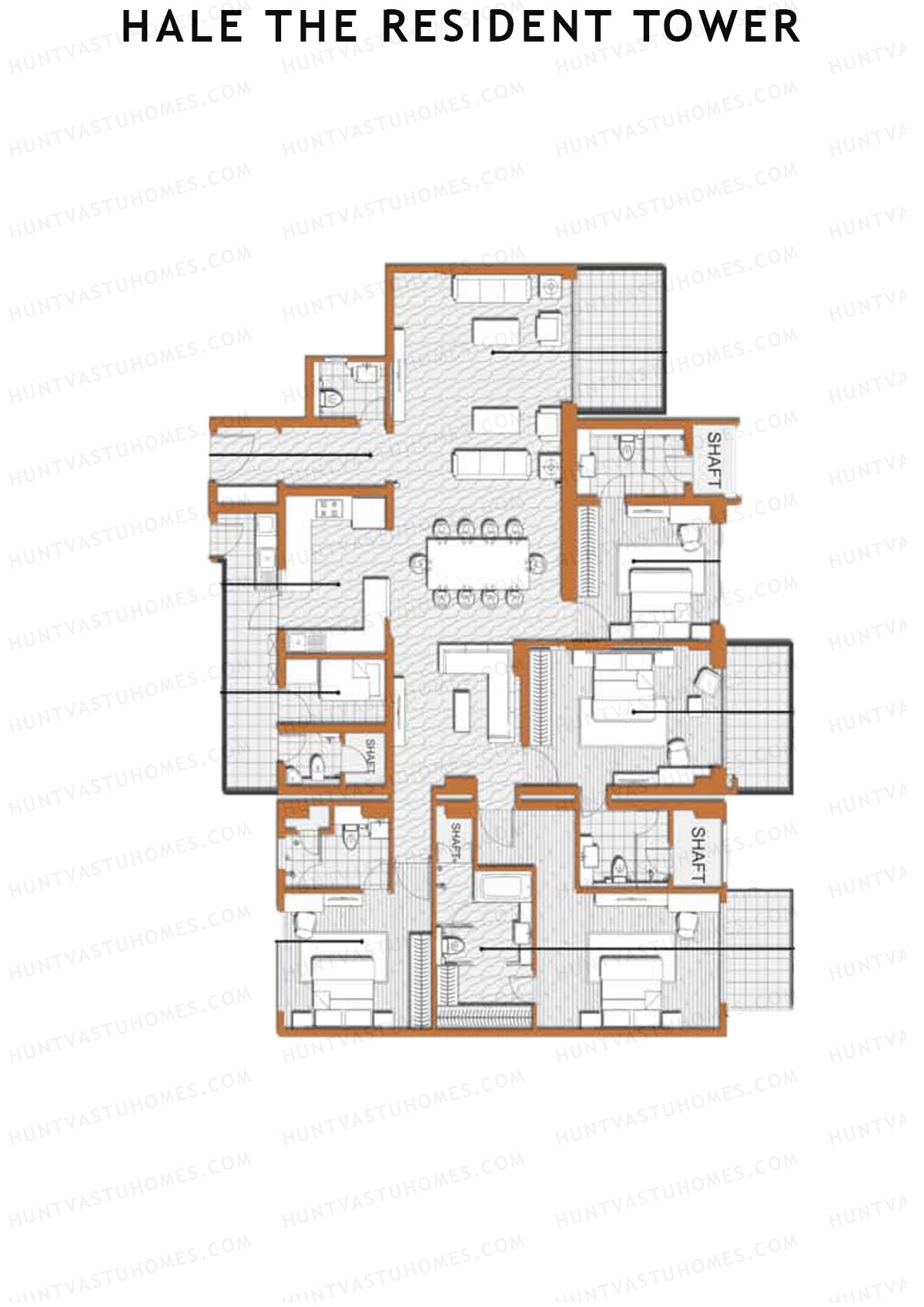 Hale The Resident Tower Tower A Unit 3 Floor Plan