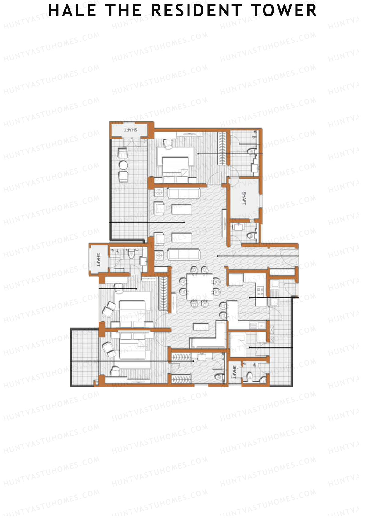 Hale The Resident Tower Tower A Unit 4 Floor Plan