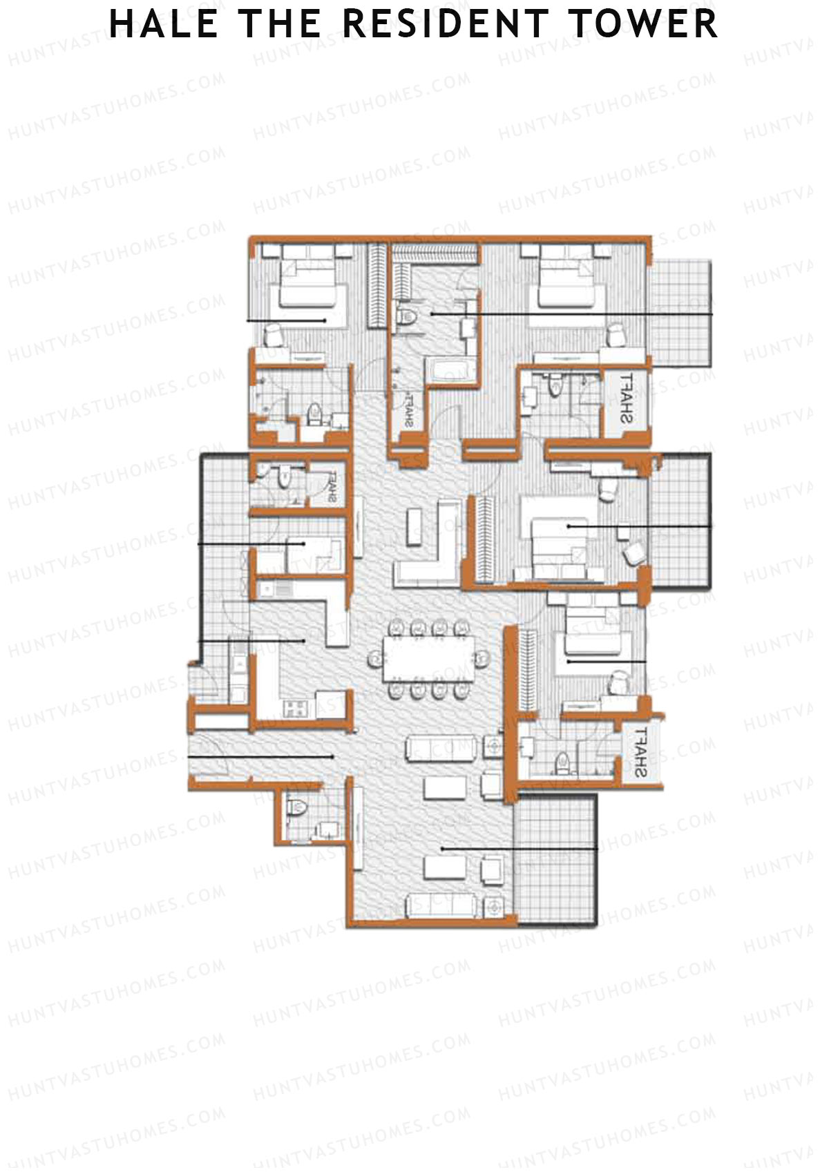 Hale The Resident Tower Tower B Unit 3 Floor Plan