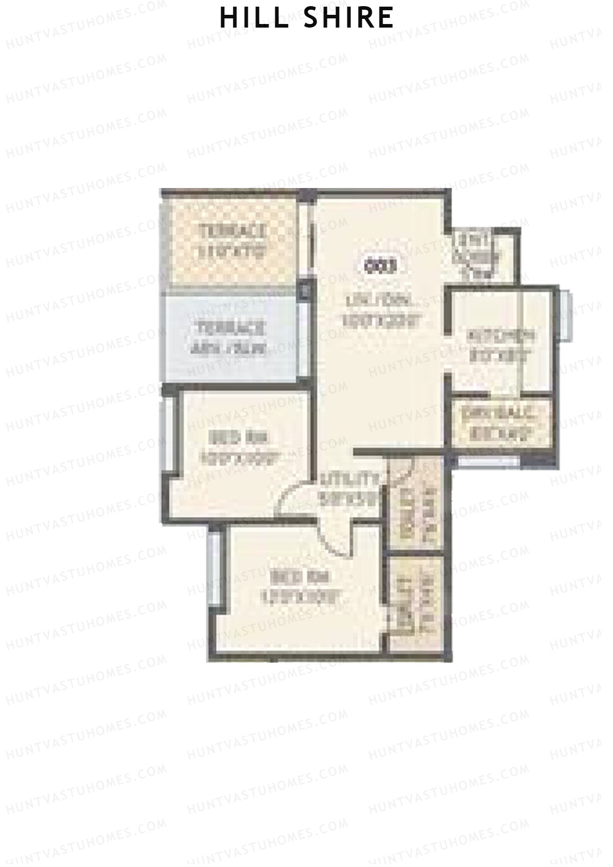 Hill Shire Tower A Unit 3 Floor Plan