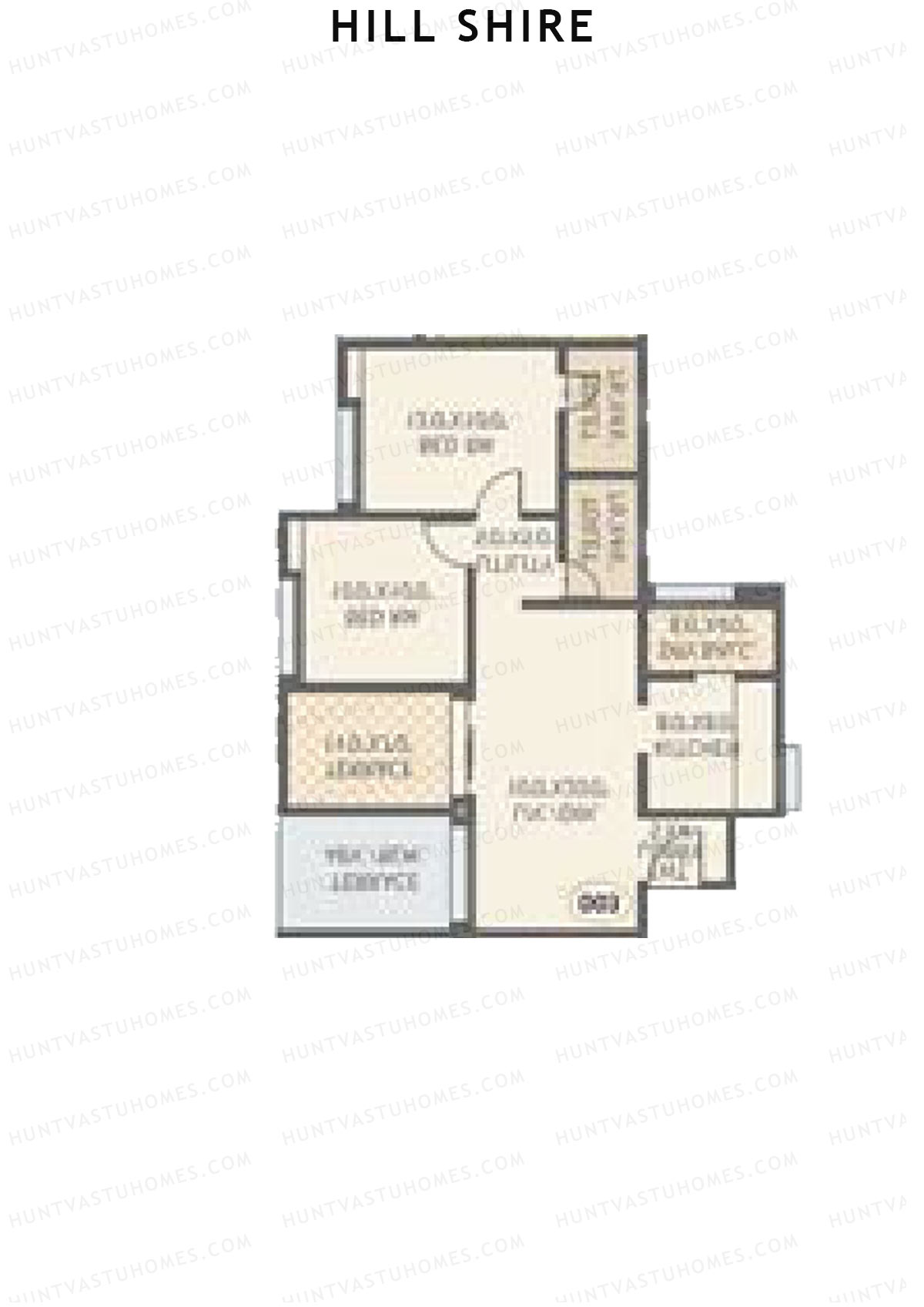 Hill Shire Tower A Unit 4 Floor Plan