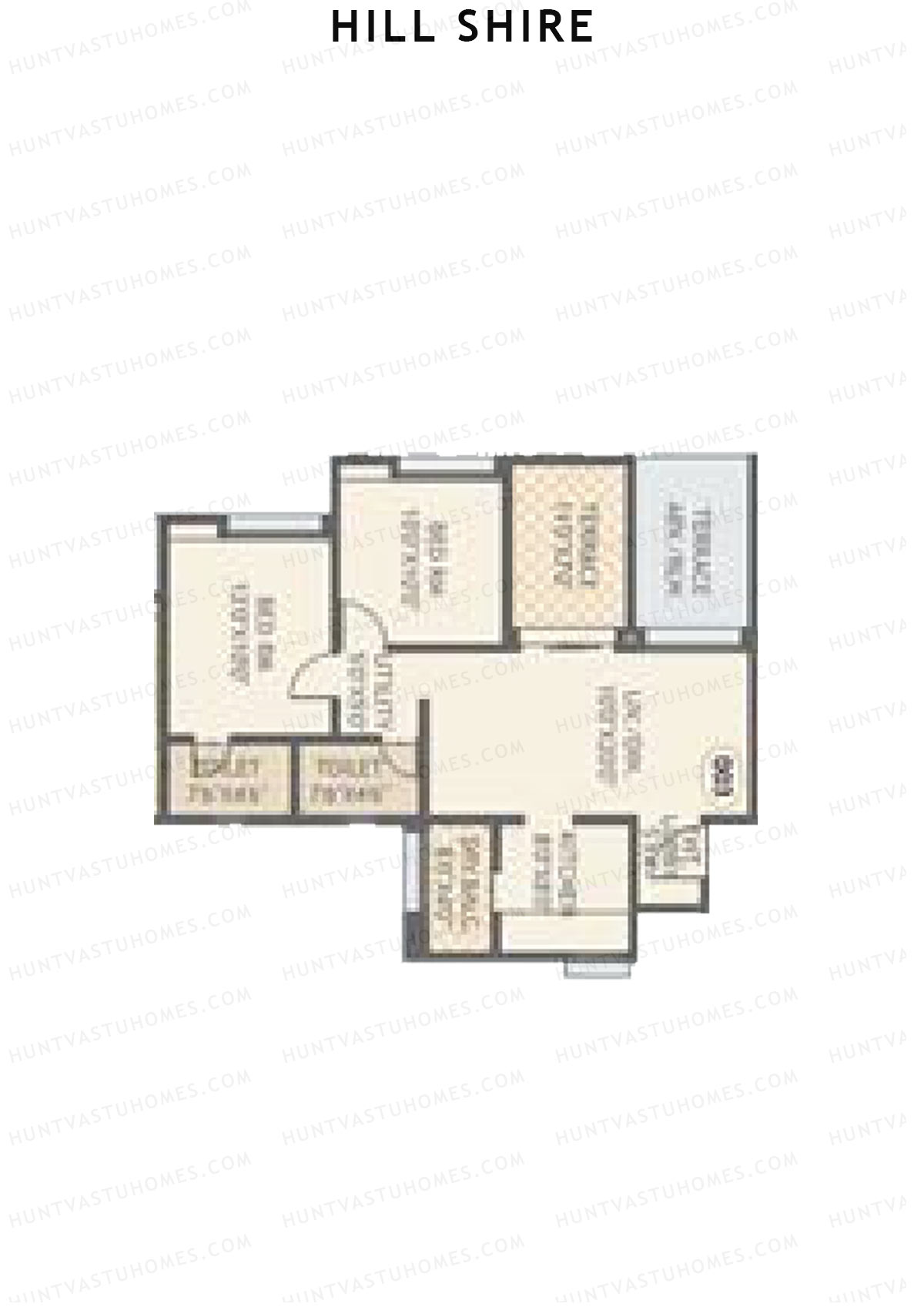 Hill Shire Tower A Unit 5 Floor Plan
