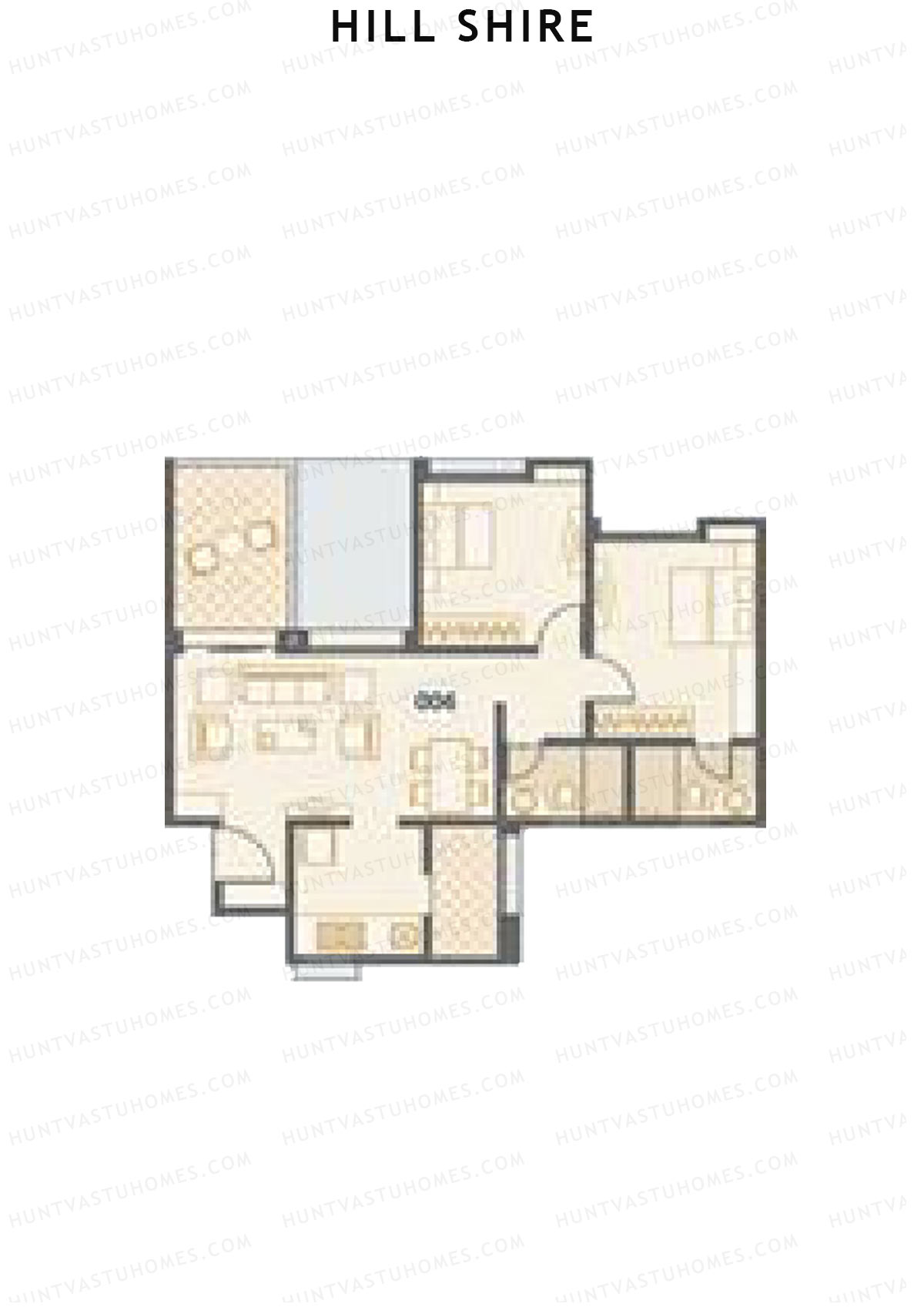 Hill Shire Tower A Unit 6 Floor Plan