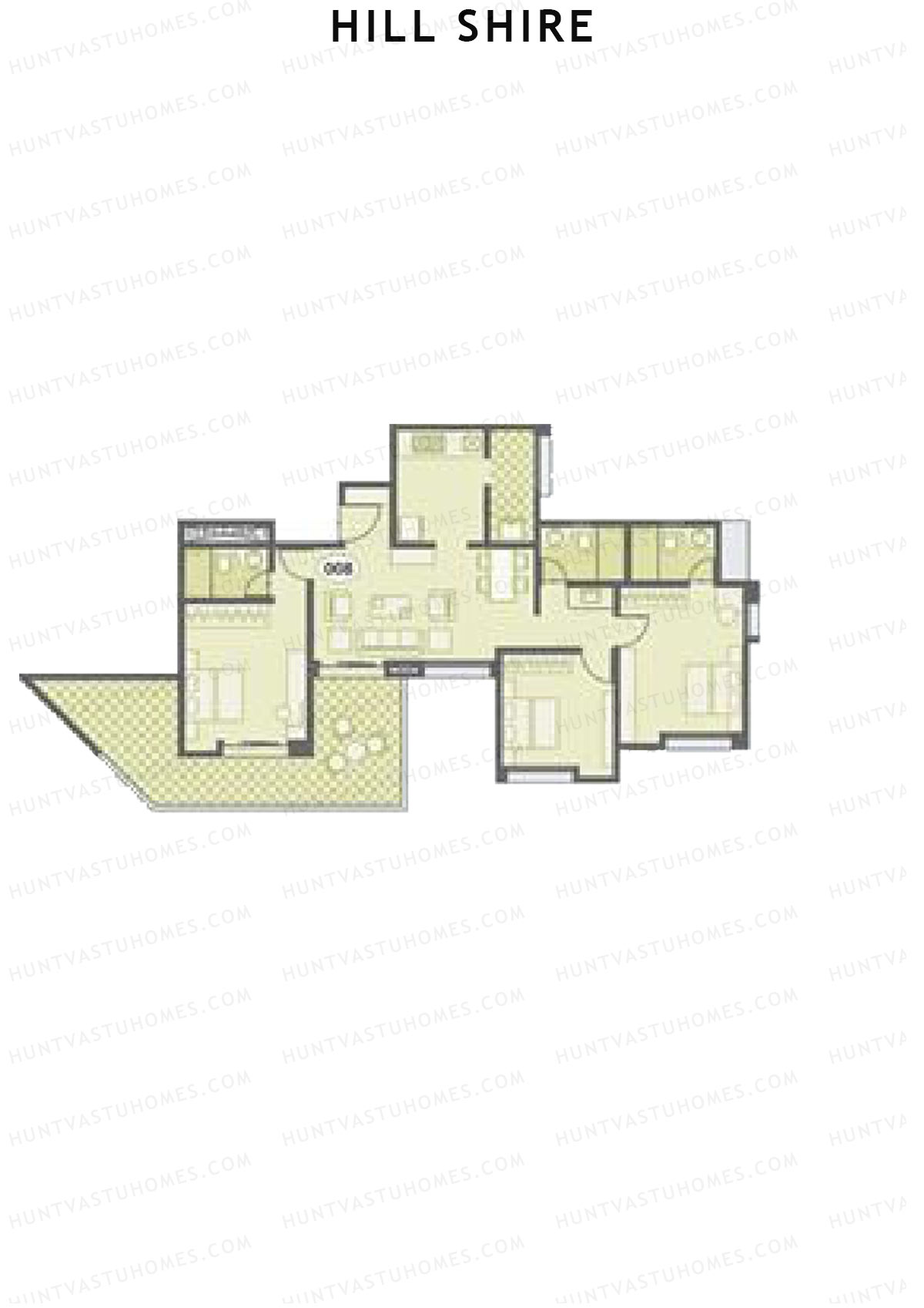 Hill Shire Tower A Unit 8 Floor Plan
