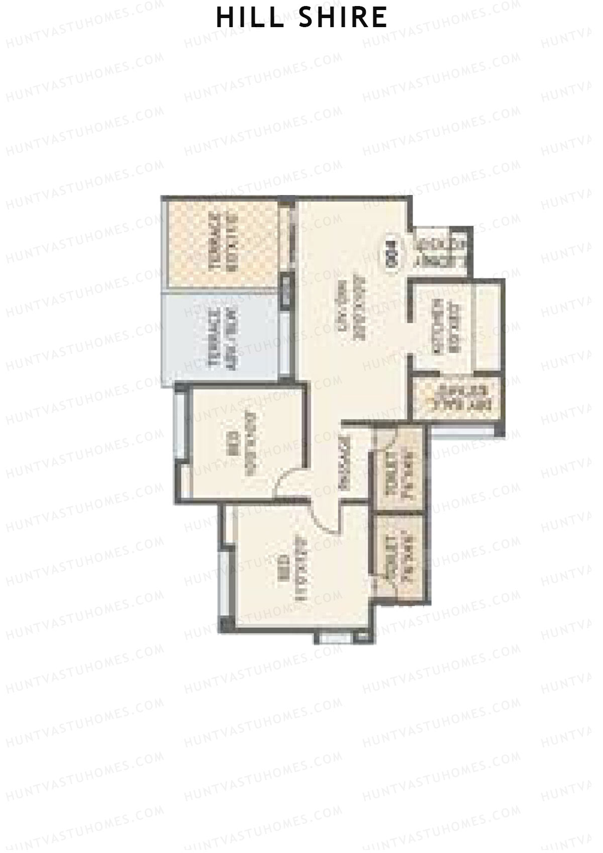 Hill Shire Tower B Unit 4 Floor Plan