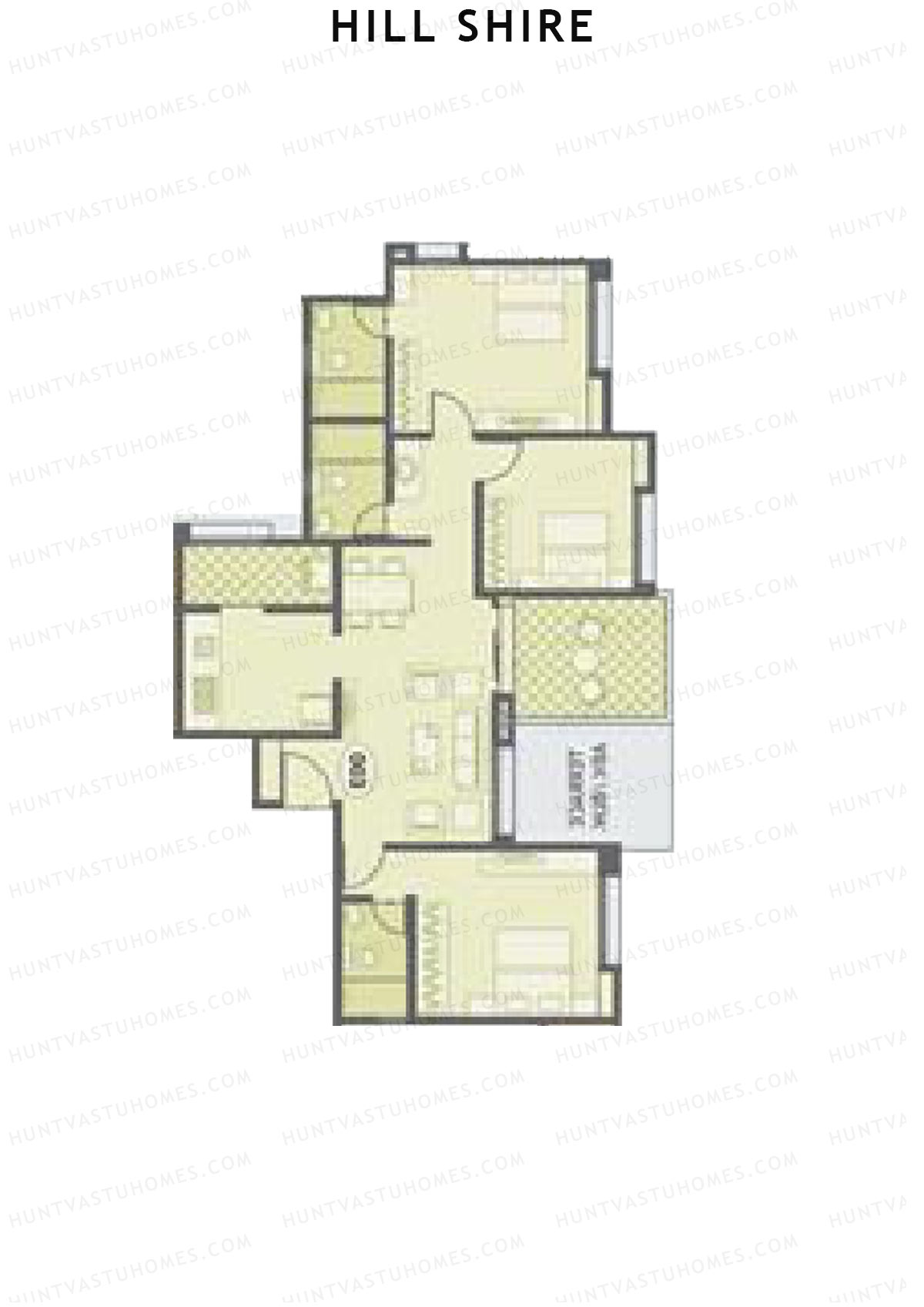 Hill Shire Tower B Unit 8 Floor Plan