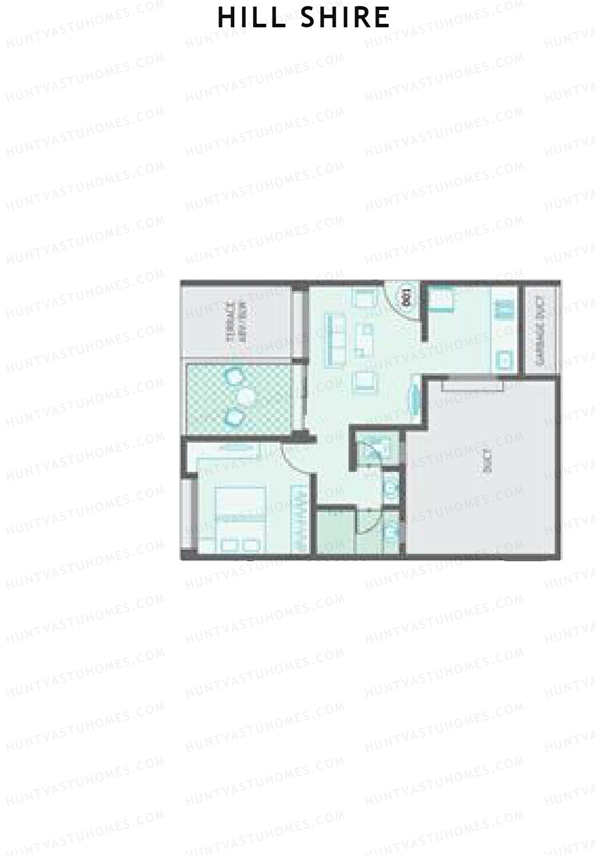Hill Shire Tower C Unit 1 Floor Plan