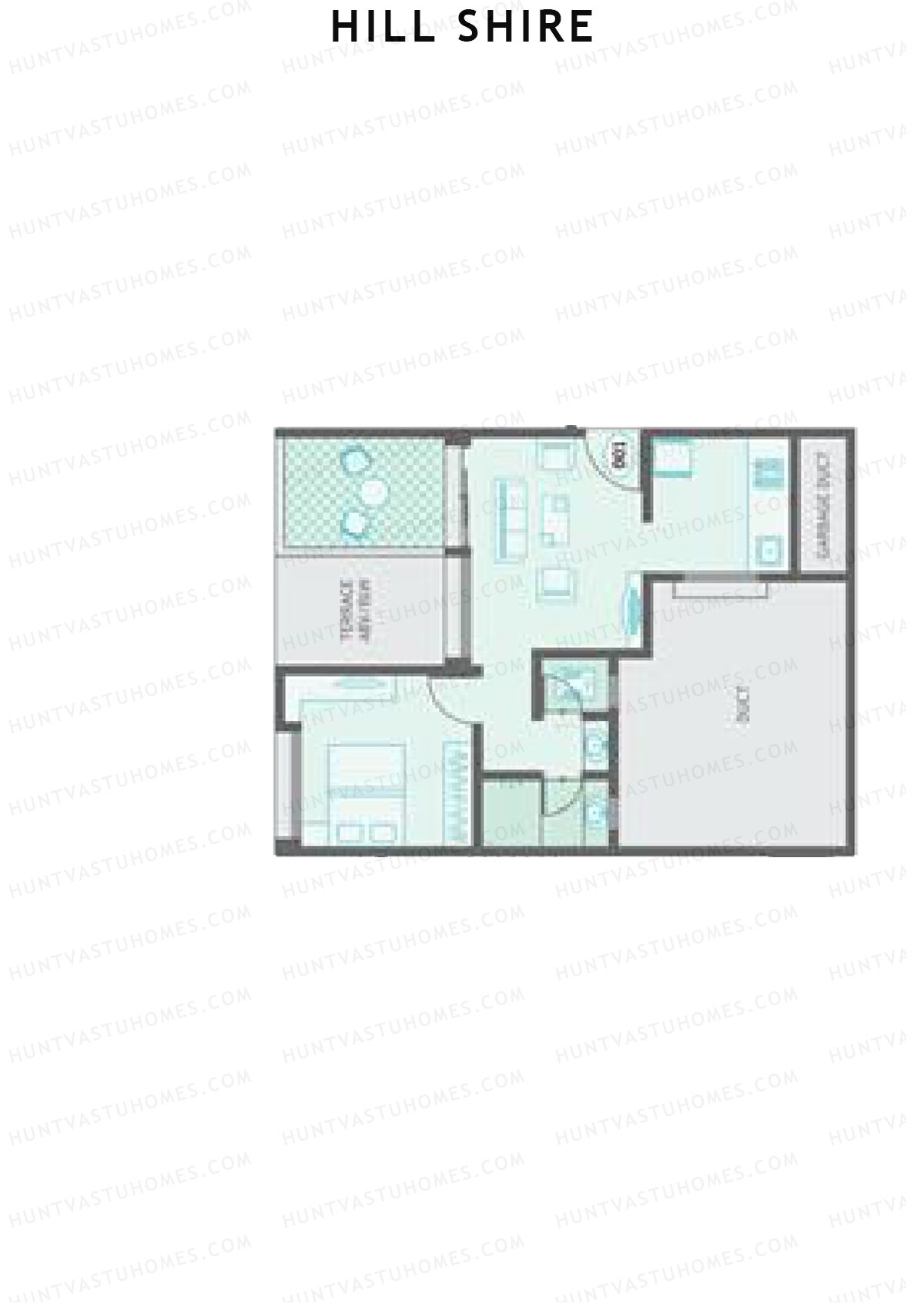 Hill Shire Tower C Unit 1 Floor Plan