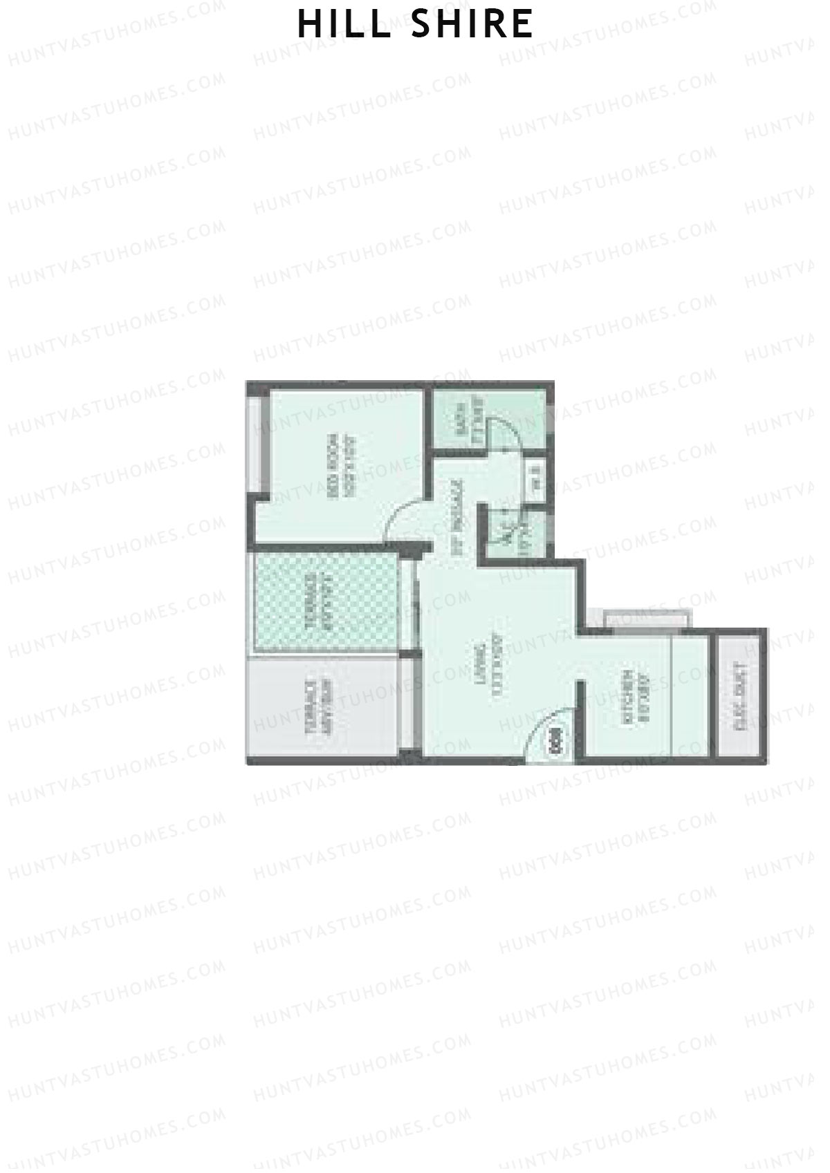 Hill Shire Tower C Unit 2 Floor Plan