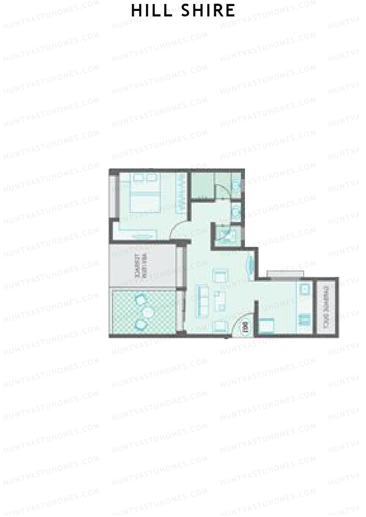Hill Shire Tower C Unit 2 Floor Plan