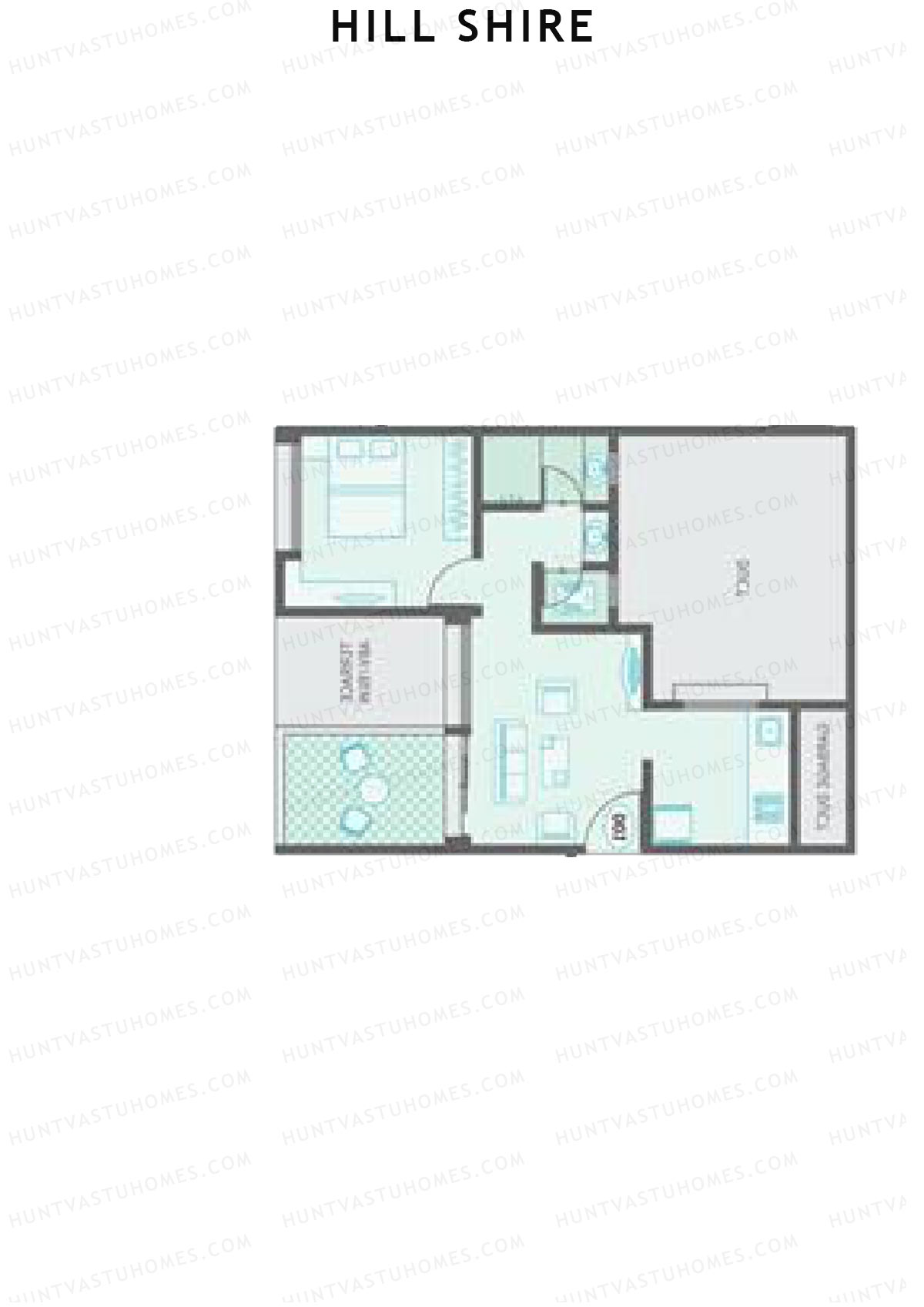 Hill Shire Tower C Unit 8 Floor Plan