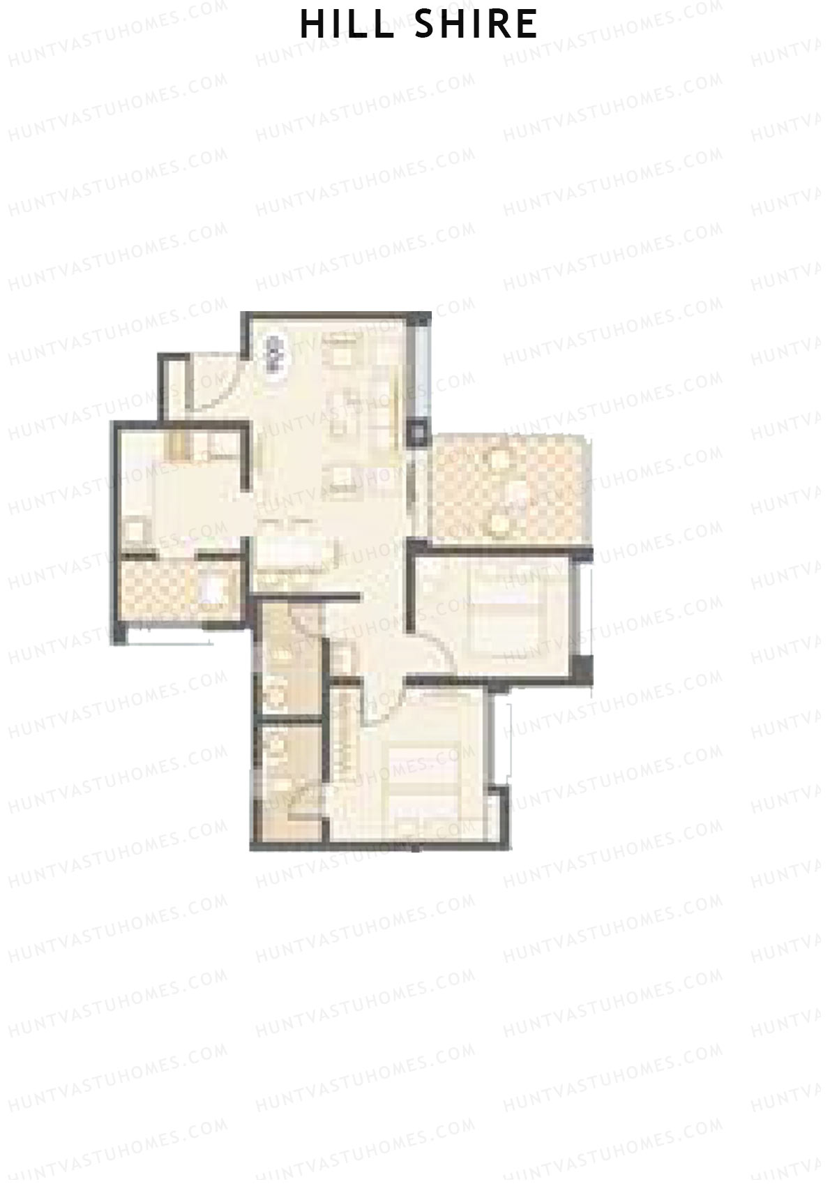 Hill Shire Tower D Unit 6 Floor Plan