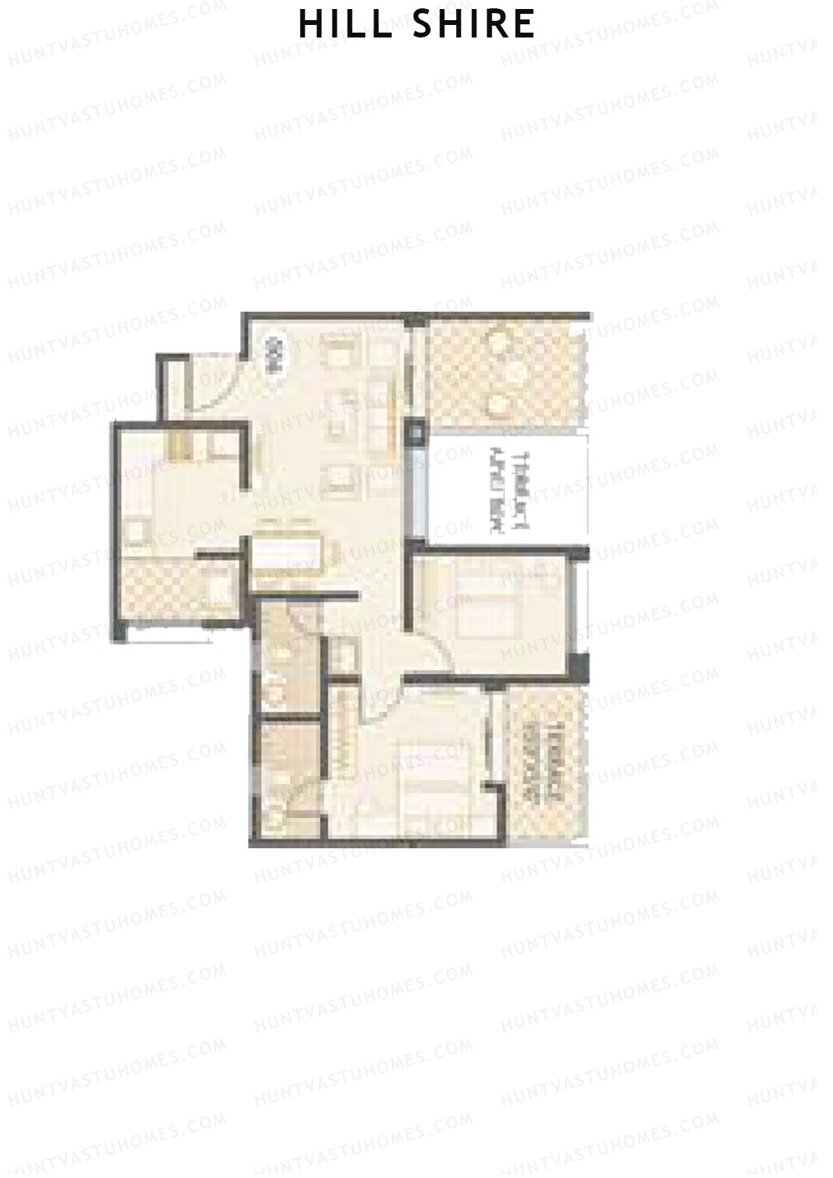 Hill Shire Tower D Unit 6 Floor Plan