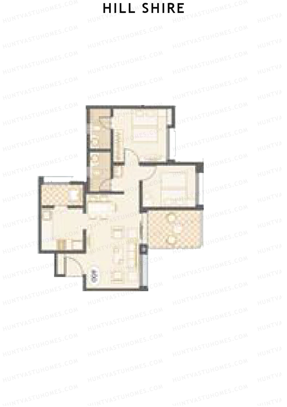 Hill Shire Tower D Unit 7 Floor Plan