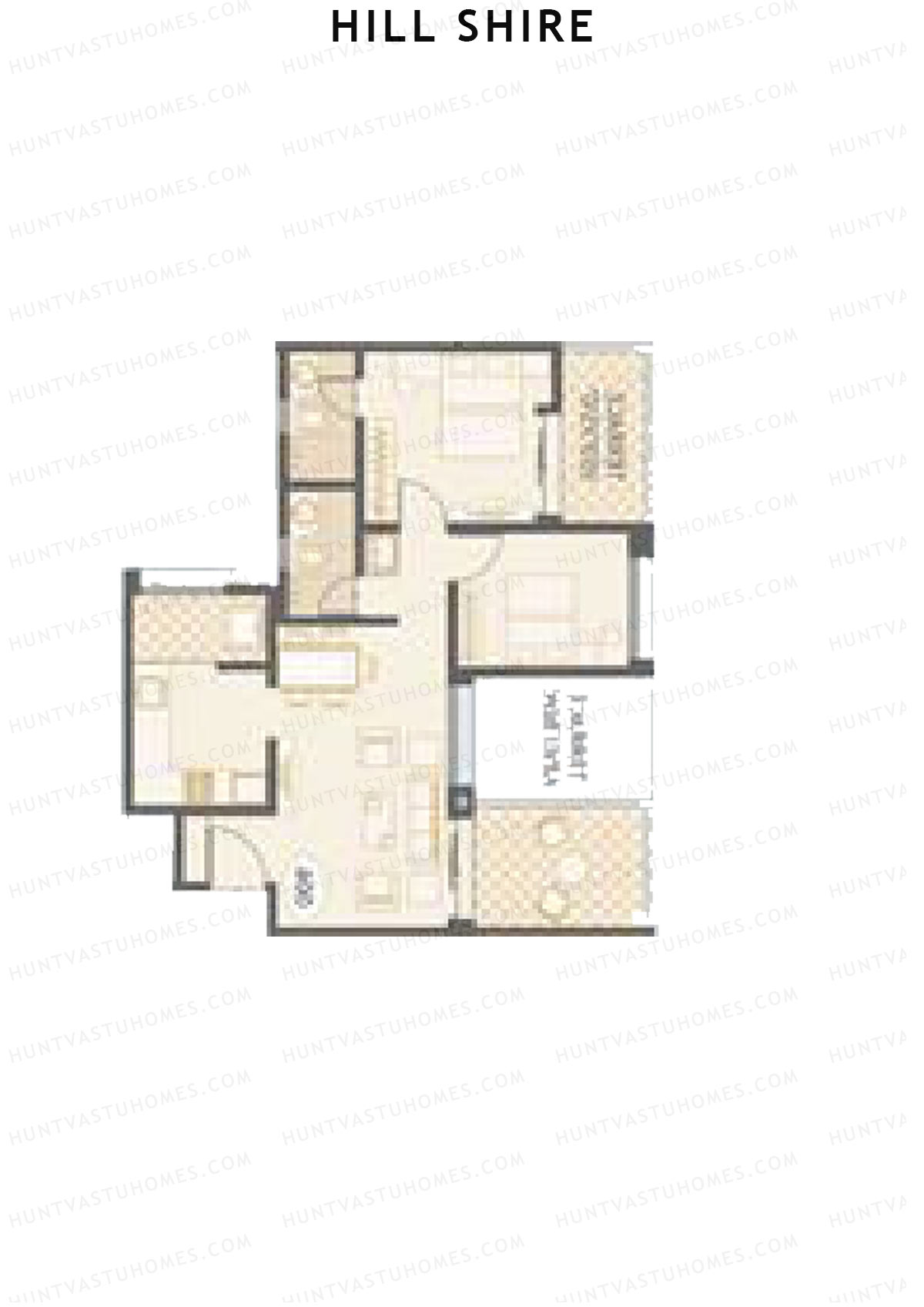 Hill Shire Tower D Unit 7 Floor Plan