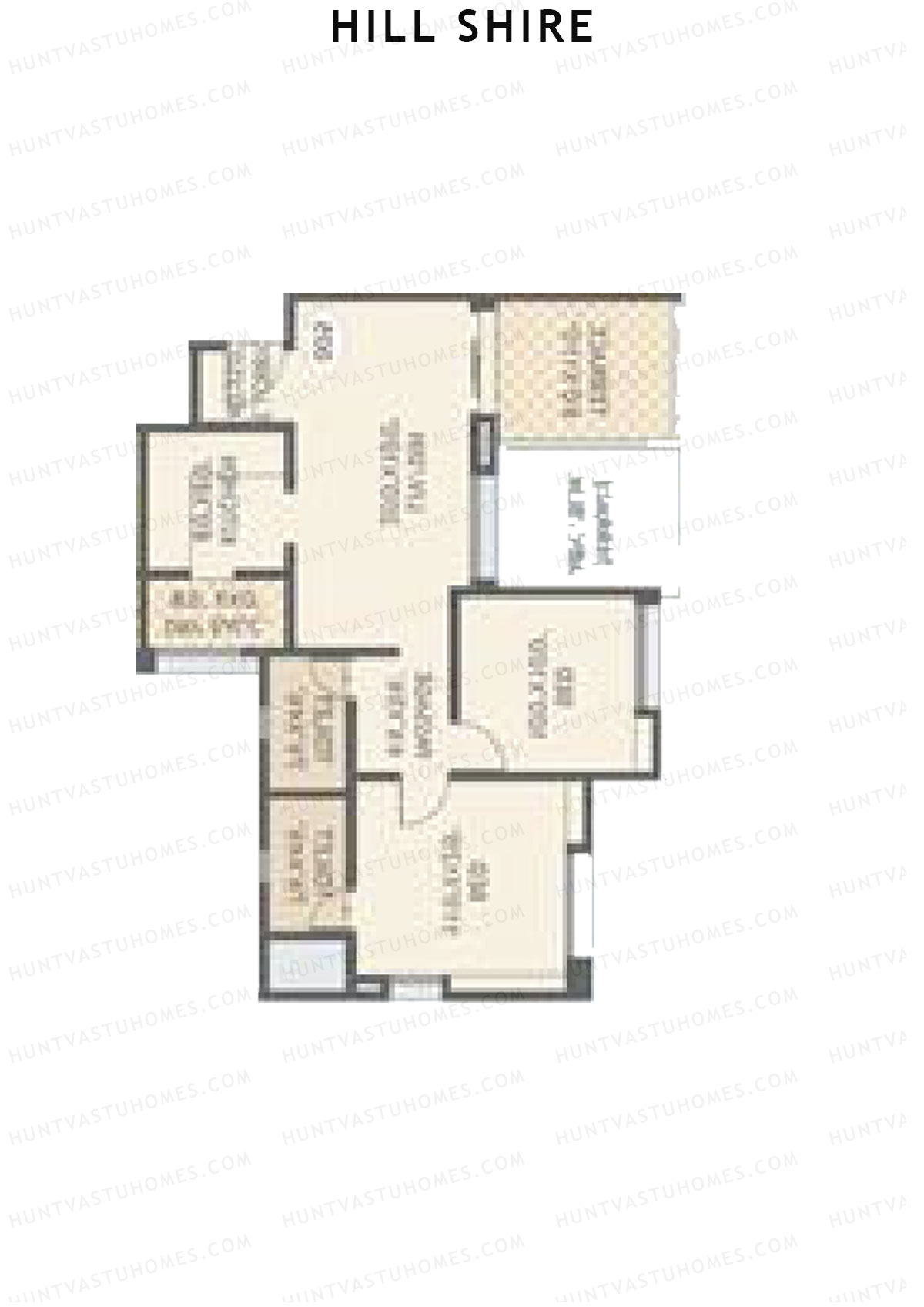 Hill Shire Tower D Unit 8 Floor Plan