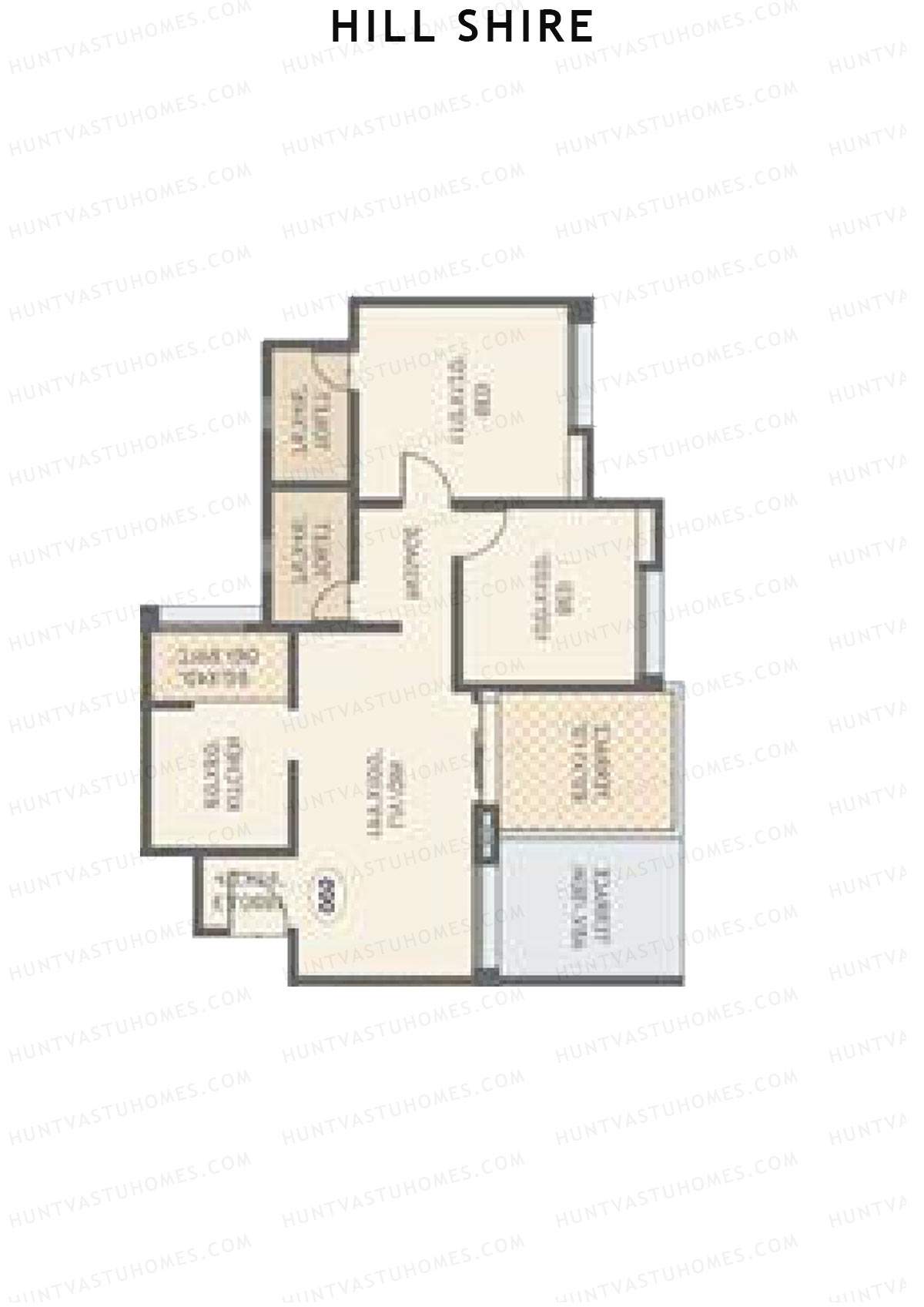 Hill Shire Tower E Unit 2 Floor Plan