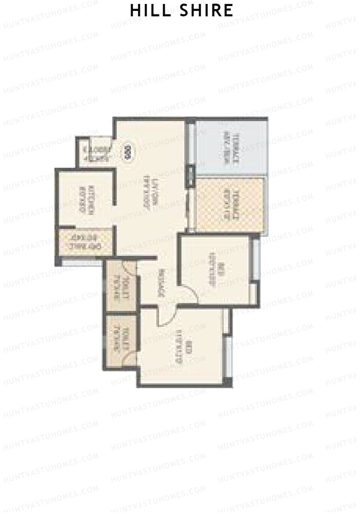 Hill Shire Tower E Unit 5 Floor Plan