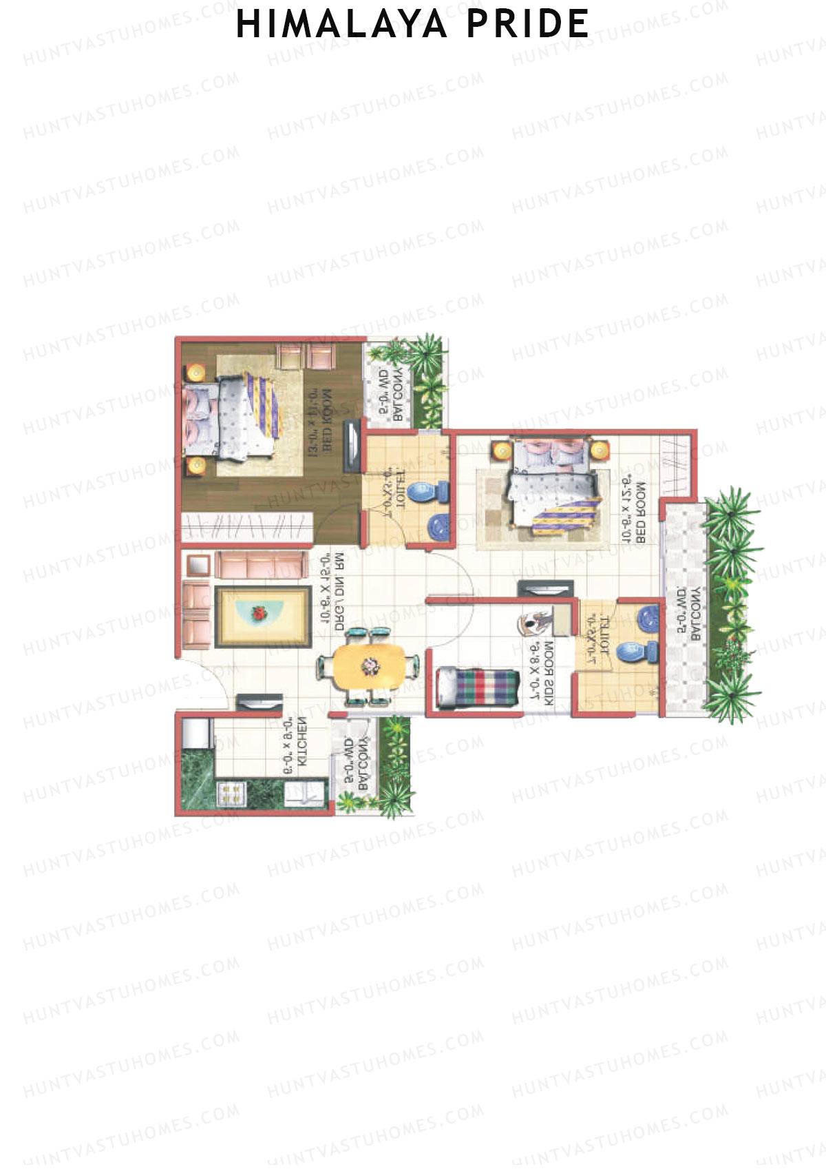 Himalaya Pride Tower A Unit 11 Floor Plan