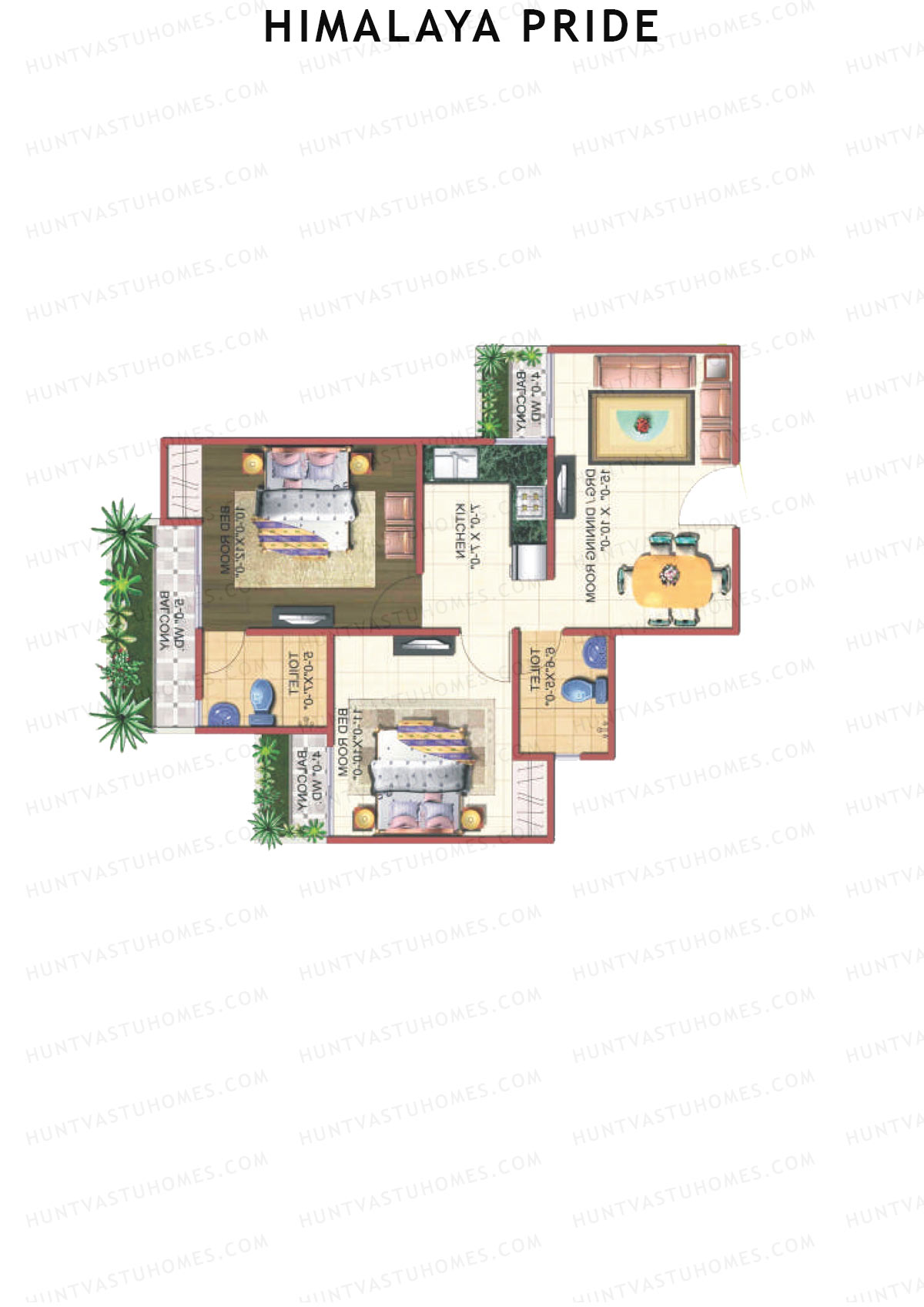 Himalaya Pride Tower A Unit 6 Floor Plan