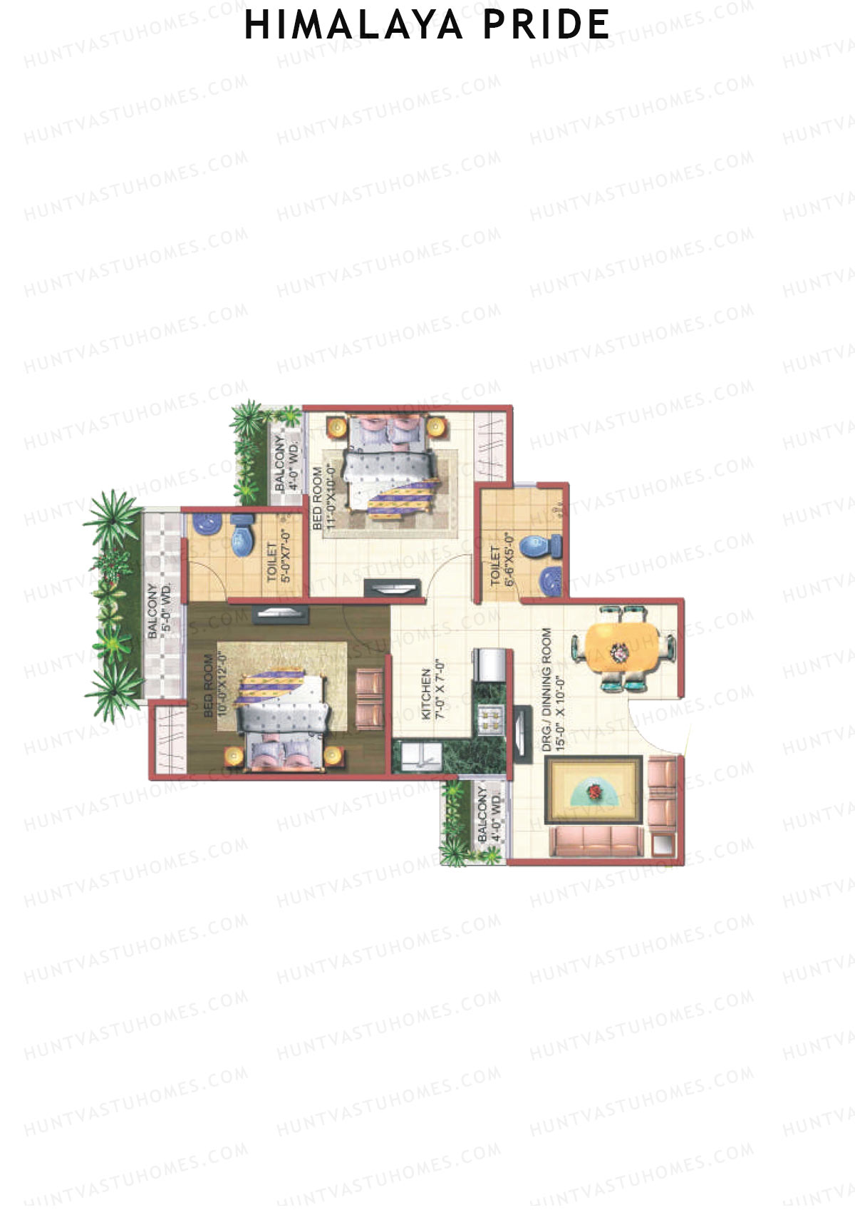 Himalaya Pride Tower A Unit 8 Floor Plan