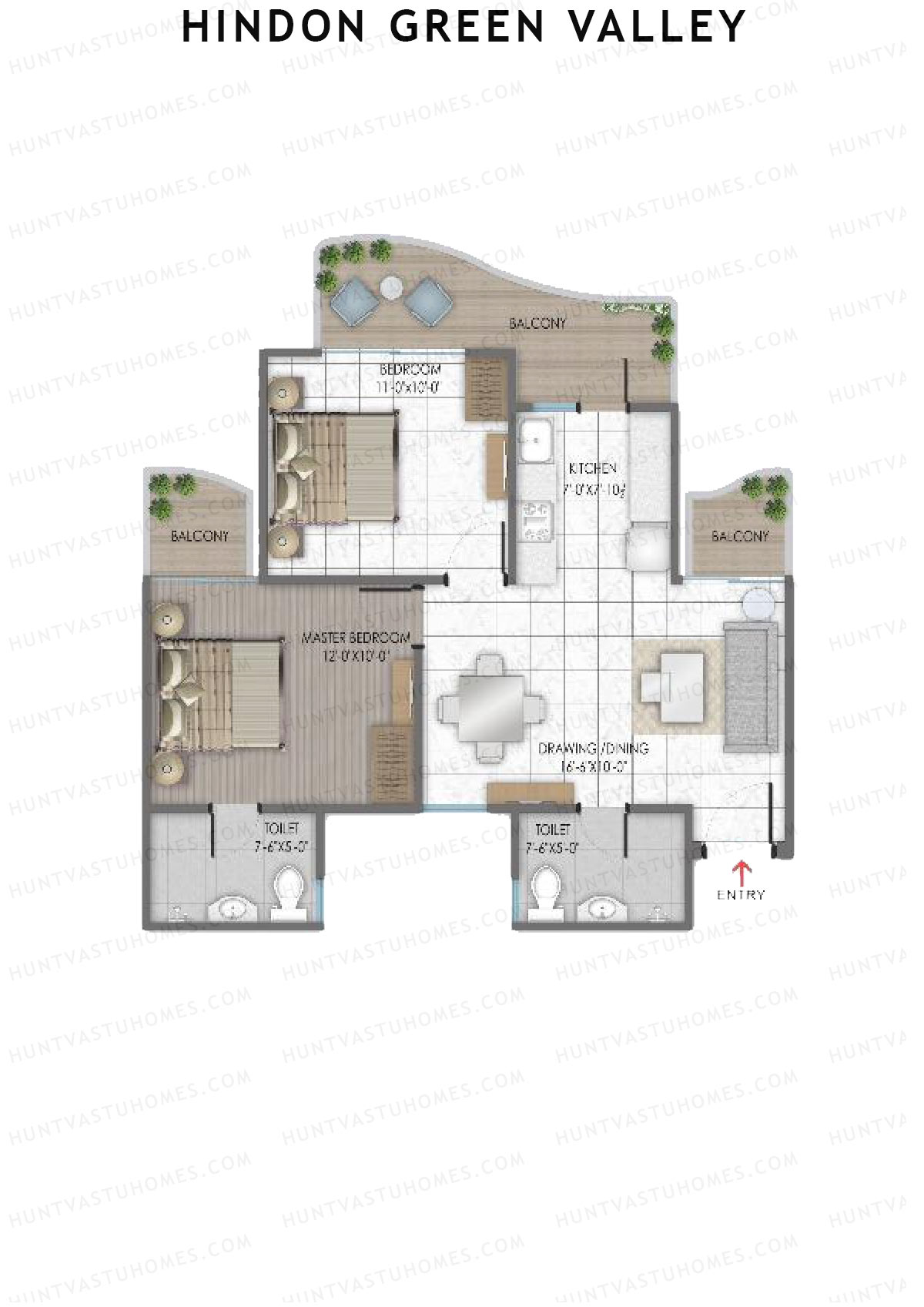 Hindon Green Valley Jasmine Unit 8 Floor Plan
