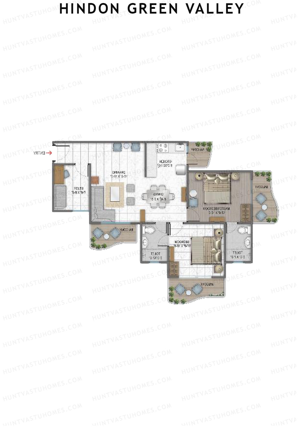Hindon Green Valley Meadows1 Unit 4 Floor Plan