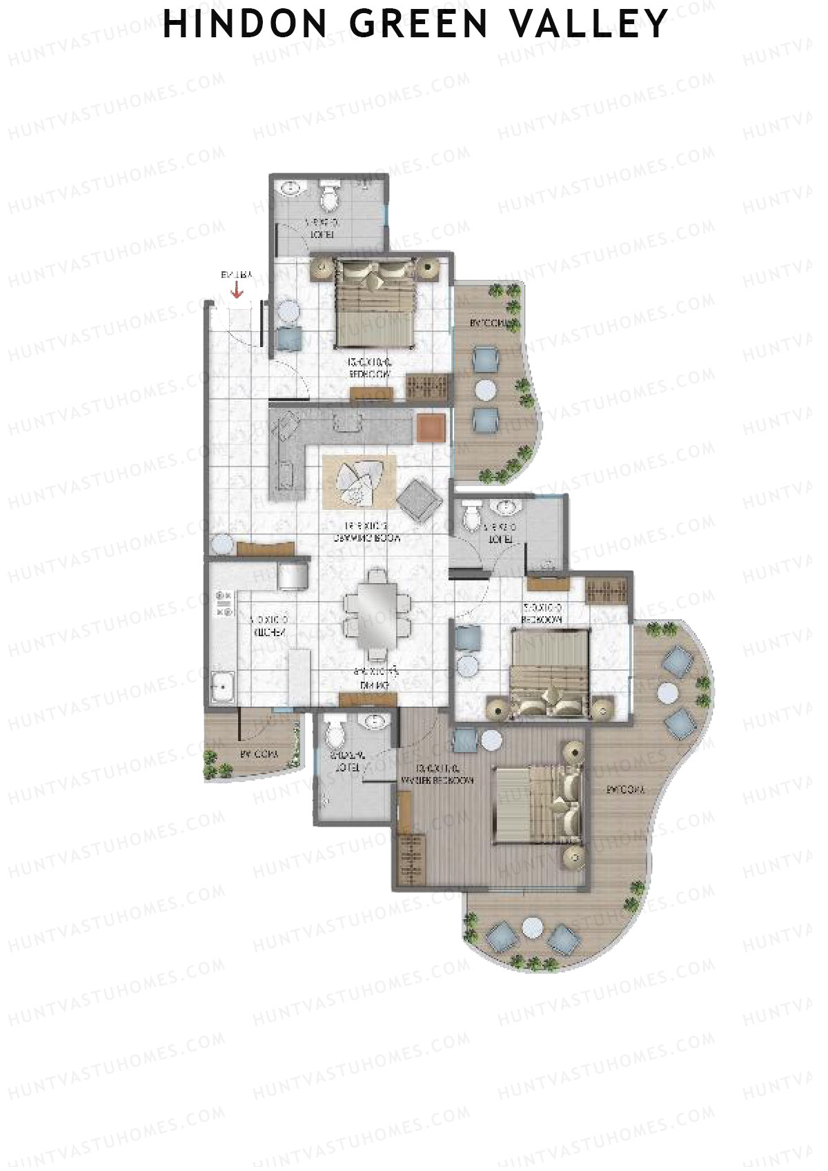 Hindon Green Valley Meadows1 Unit 5 Floor Plan