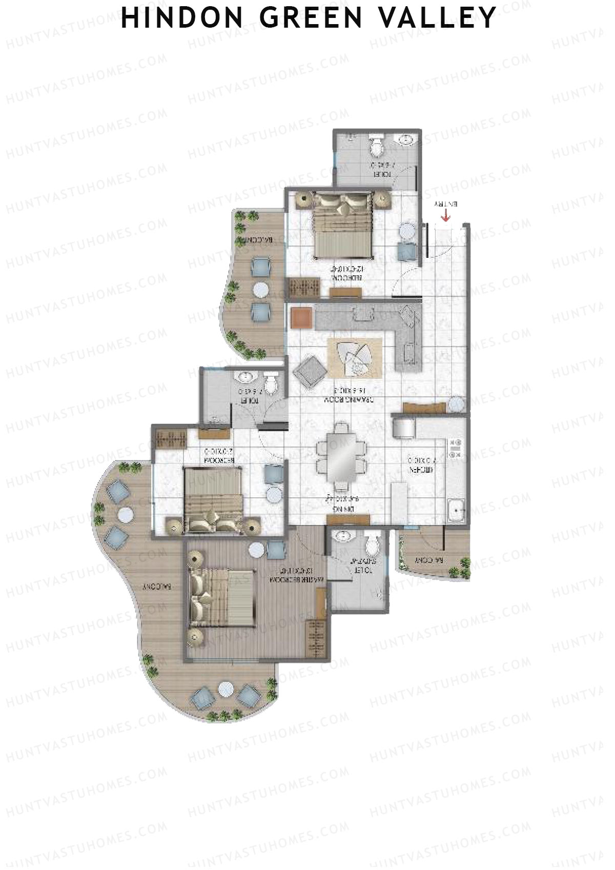 Hindon Green Valley Meadows1 Unit 6 Floor Plan