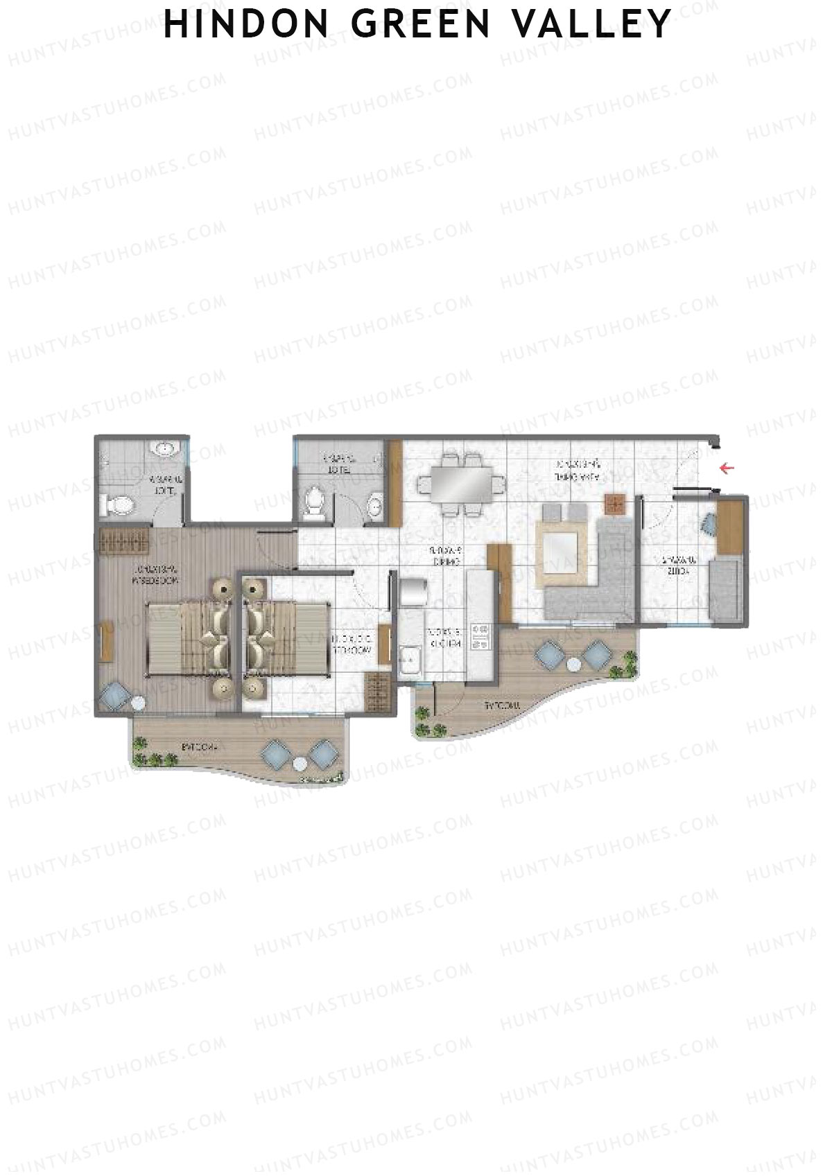 Hindon Green Valley Meadows1 Unit 7 Floor Plan