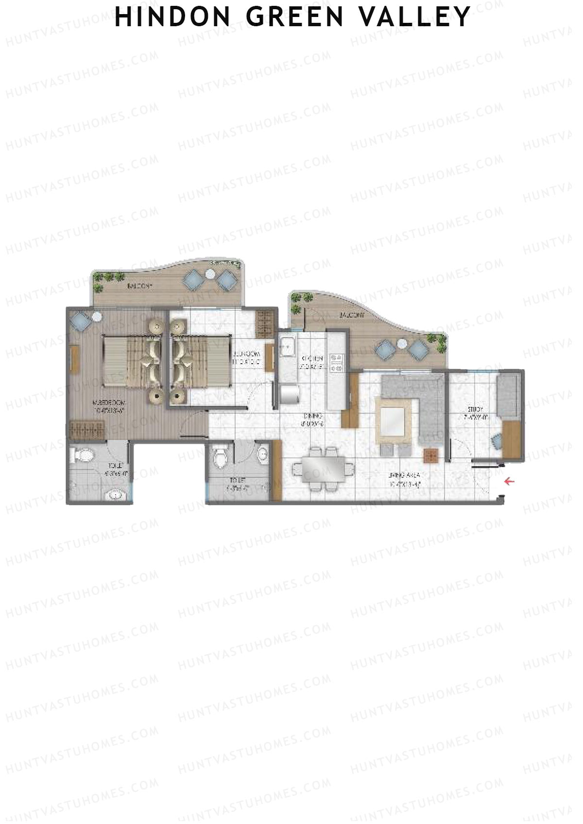 Hindon Green Valley Meadows1 Unit 8 Floor Plan