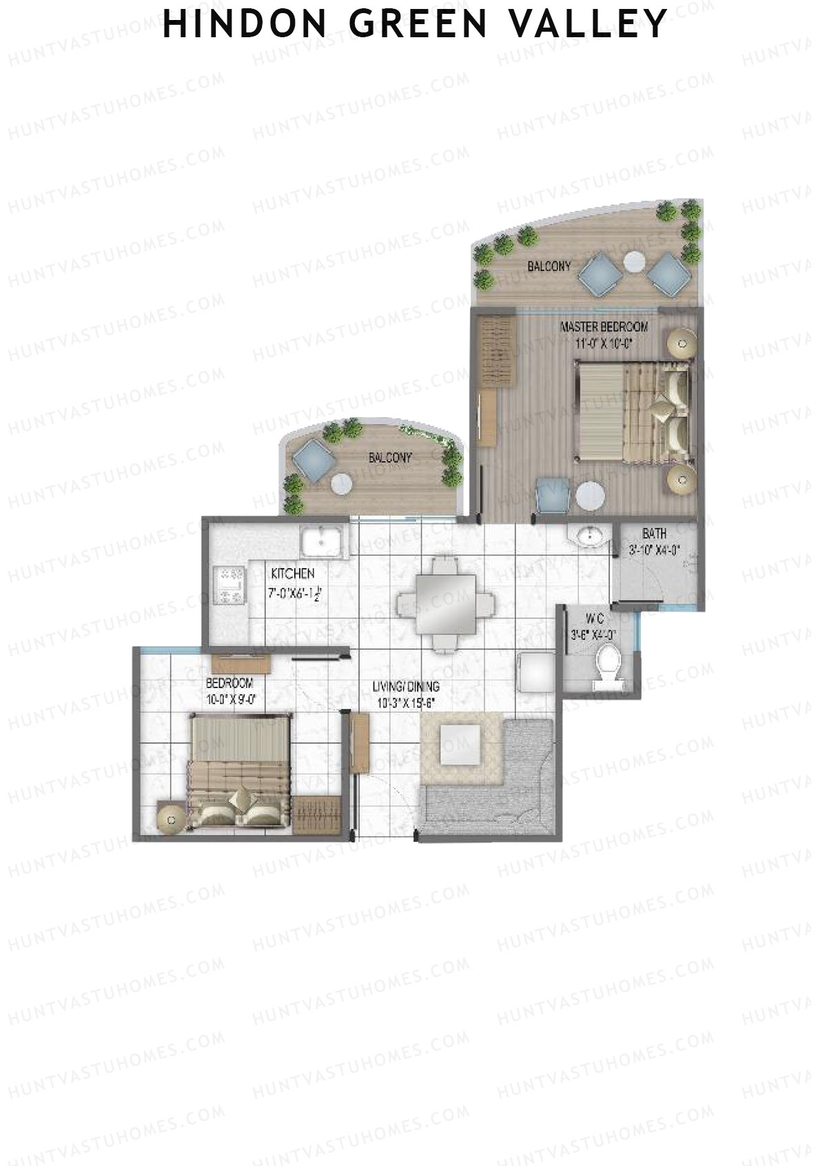 Hindon Green Valley Meadows2 Unit 1 Floor Plan