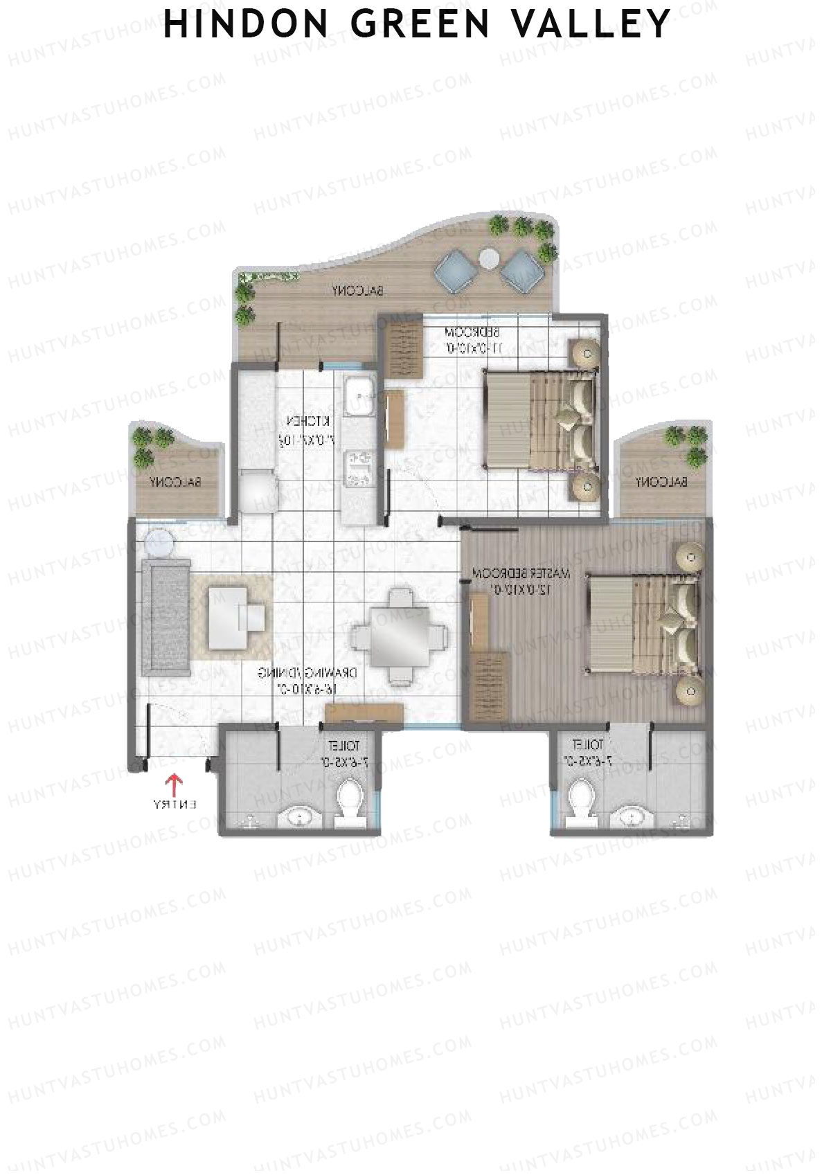 Hindon Green Valley Meadows2 Unit 3 Floor Plan