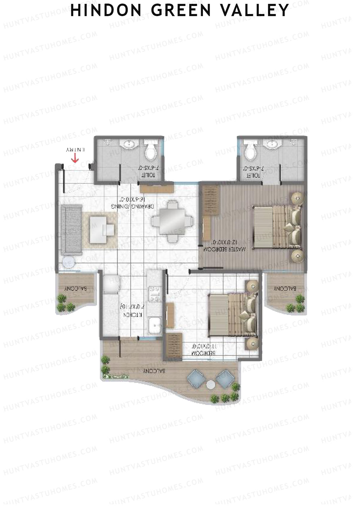Hindon Green Valley Meadows2 Unit 4 Floor Plan