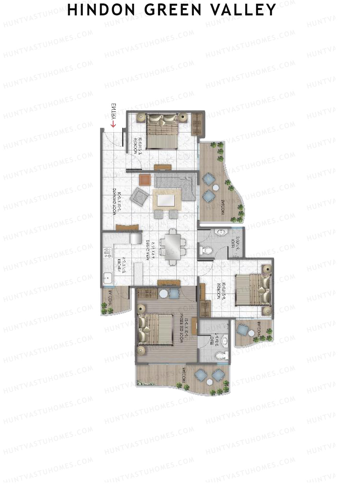 Hindon Green Valley Meadows2 Unit 5 Floor Plan