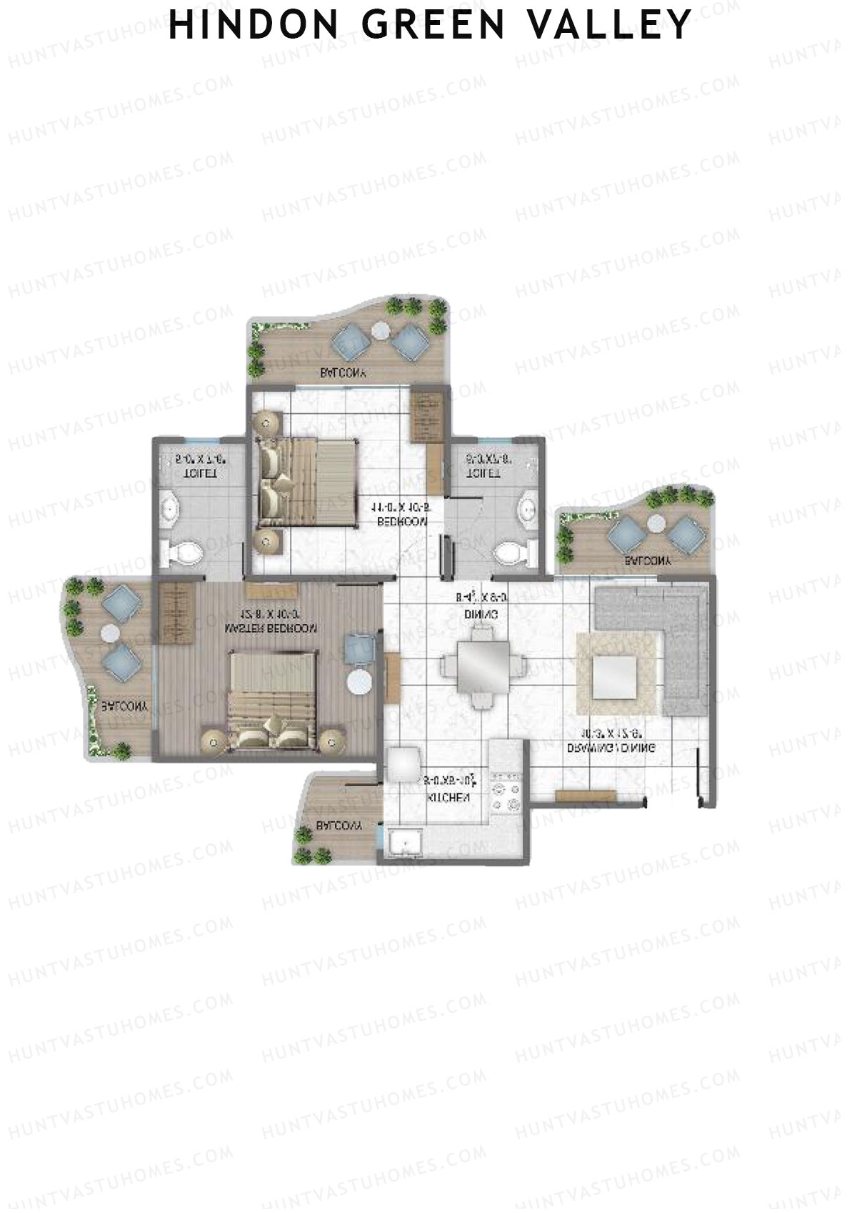 Hindon Green Valley Meadows2 Unit 8 Floor Plan