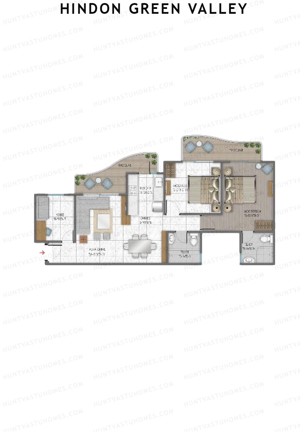 Hindon Green Valley Meadows3 Unit 3 Floor Plan